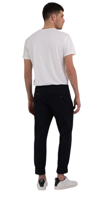 Slim Fit Twill Trousers