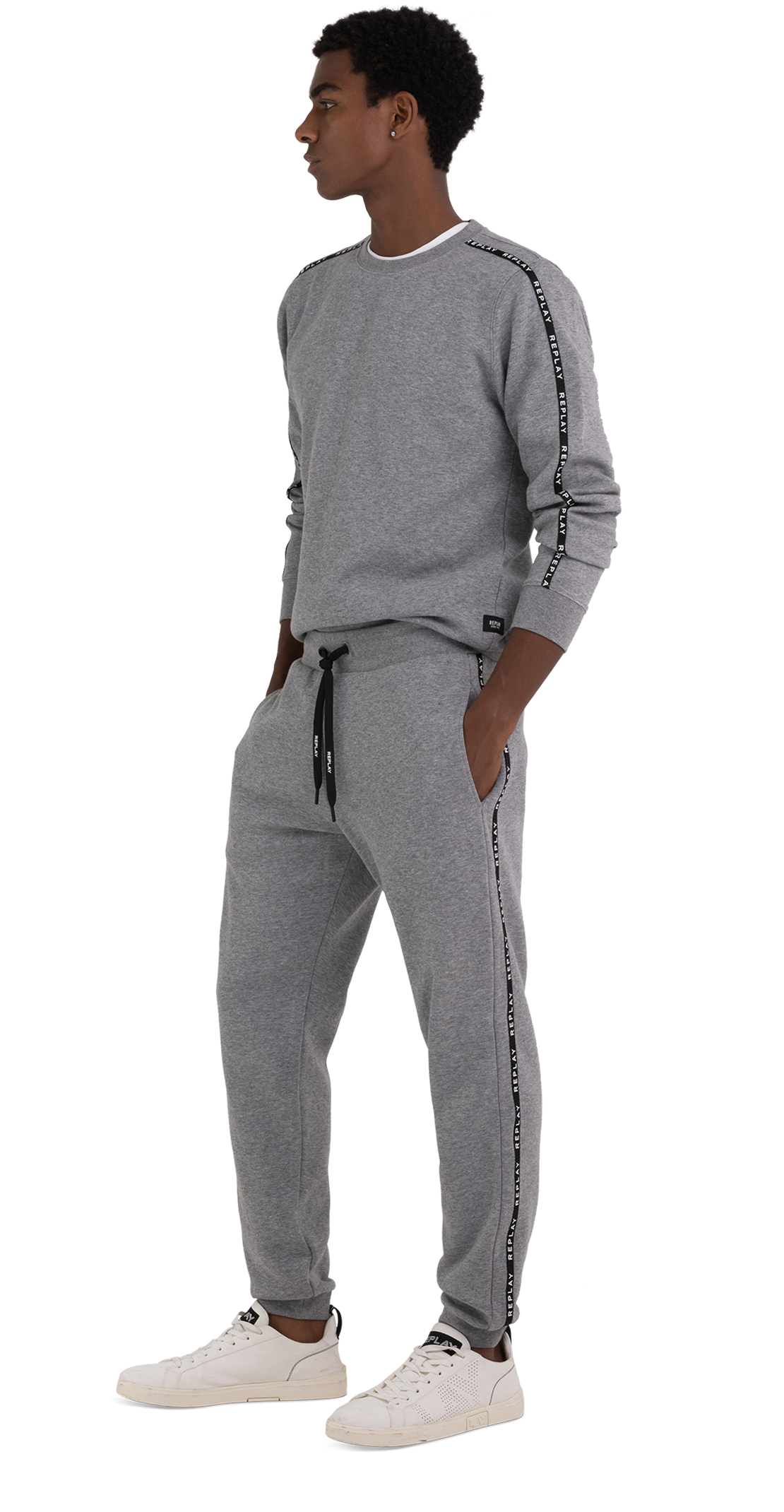 Jogger Trousers With Customized Edges