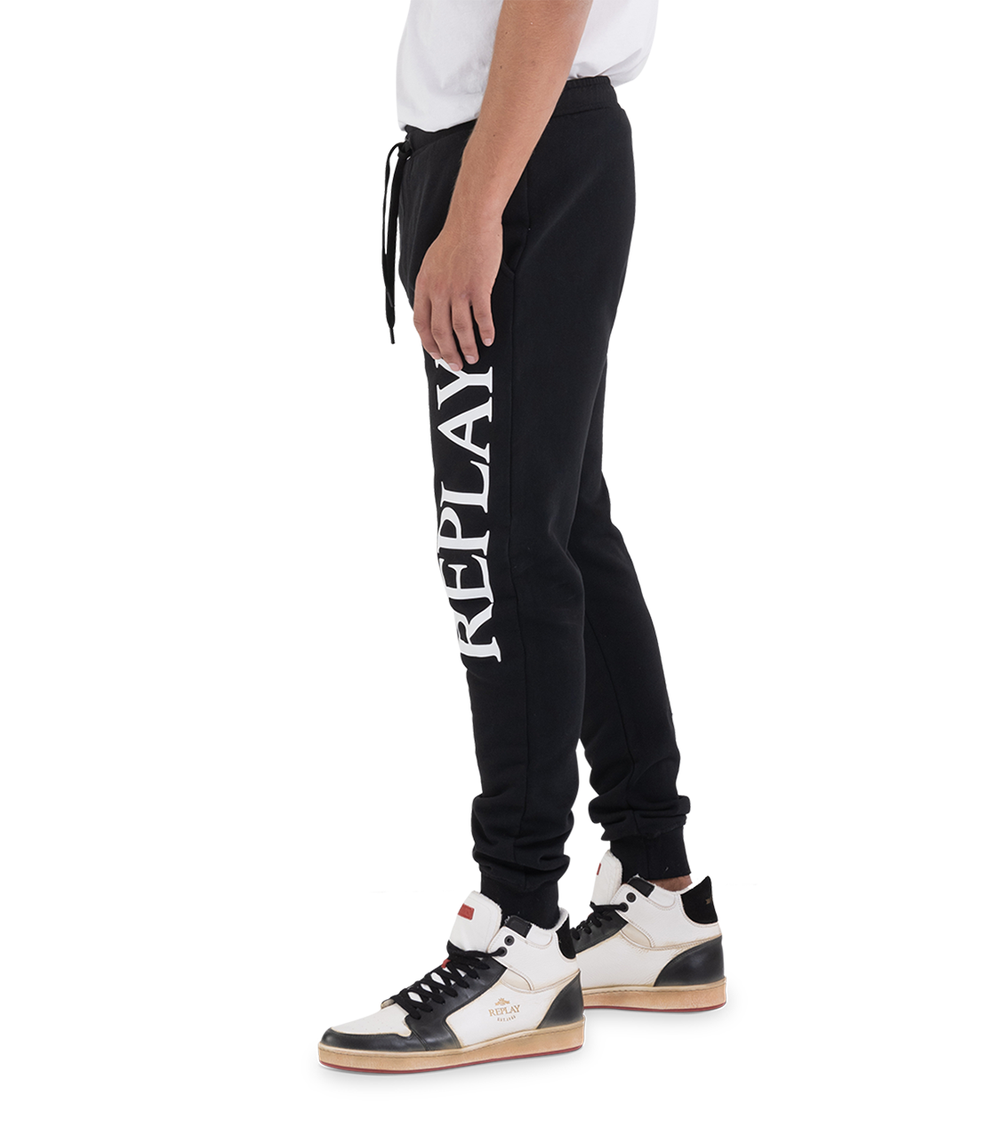 Fleece Jogger Trousers With Archive Logo