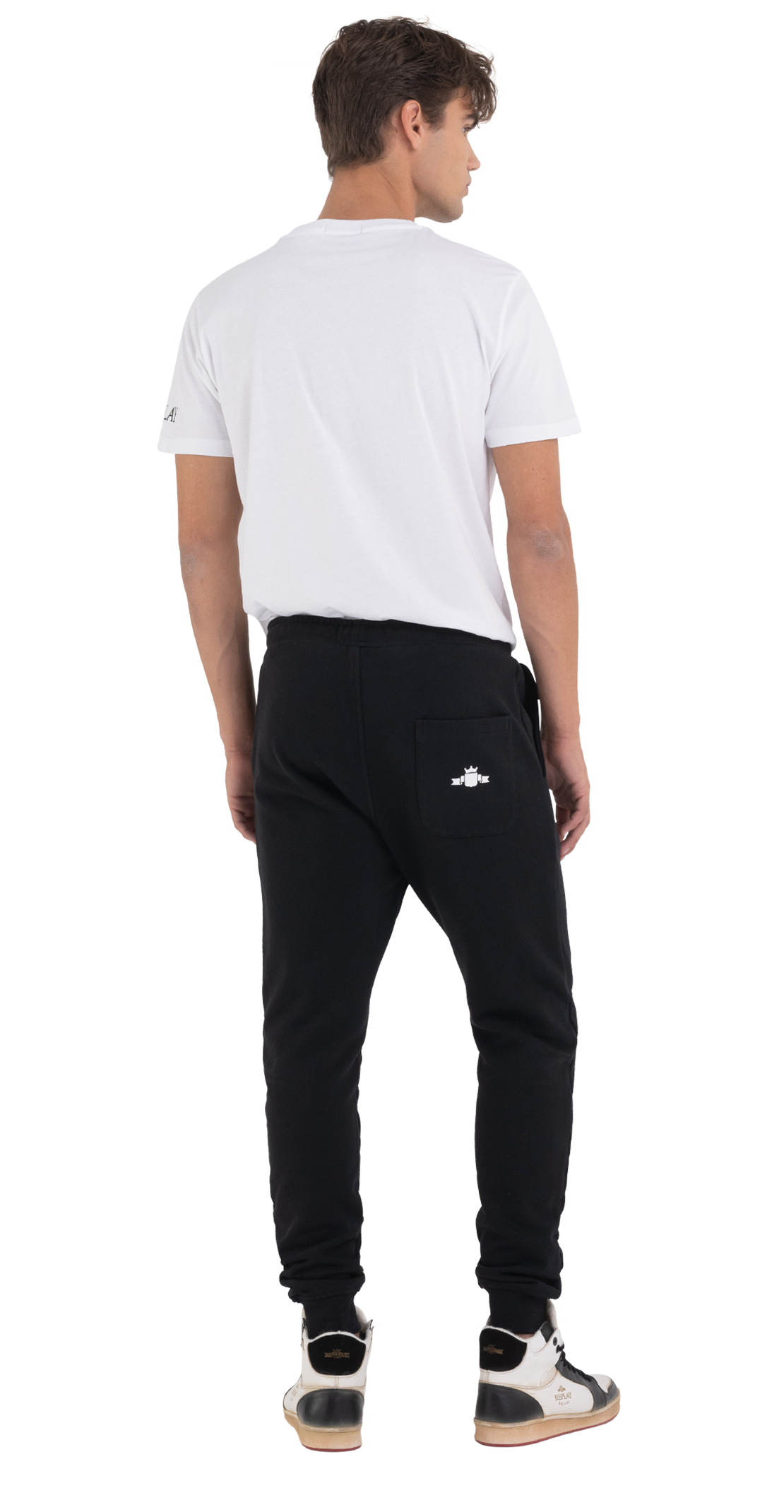 Fleece Jogger Trousers With Archive Logo