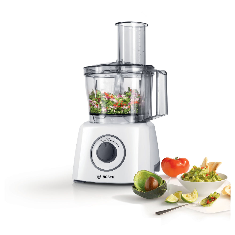 Bosch Multitalent 3 Compact Food Processor, White, MCM3100WGB