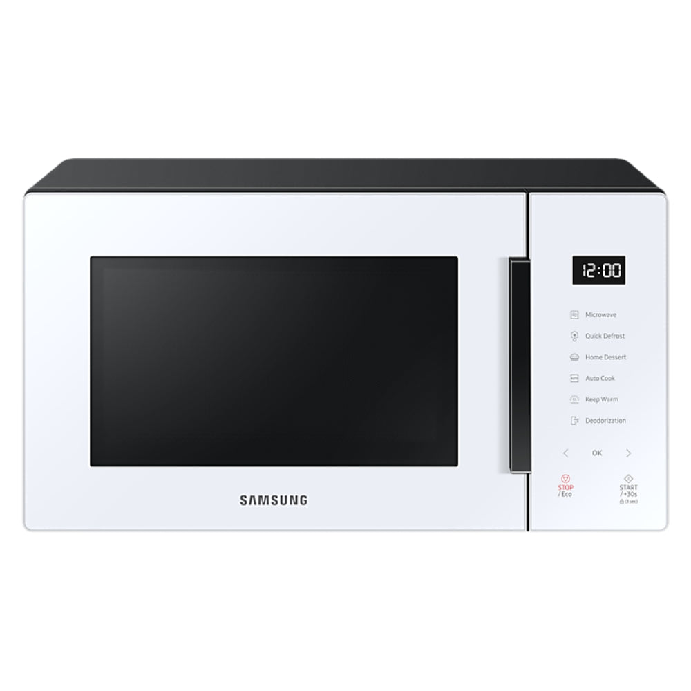 Samsung Microwave Oven, 23L,  Solo White, MS23T5018AW