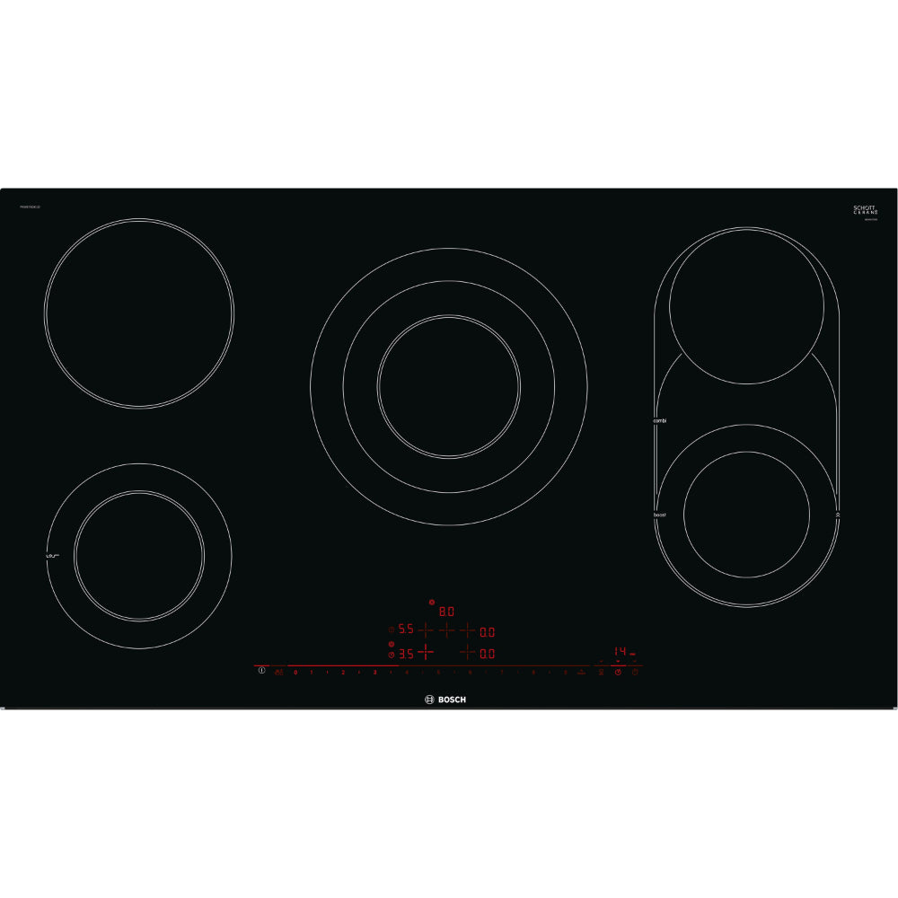 Bosch Series 8 Electric Hob, Ceramic Glass 90 cm, Black,
PKM975DK1D