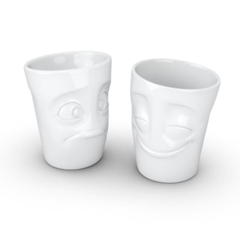 58 Products Mug set no.2 - cheery & baffled white