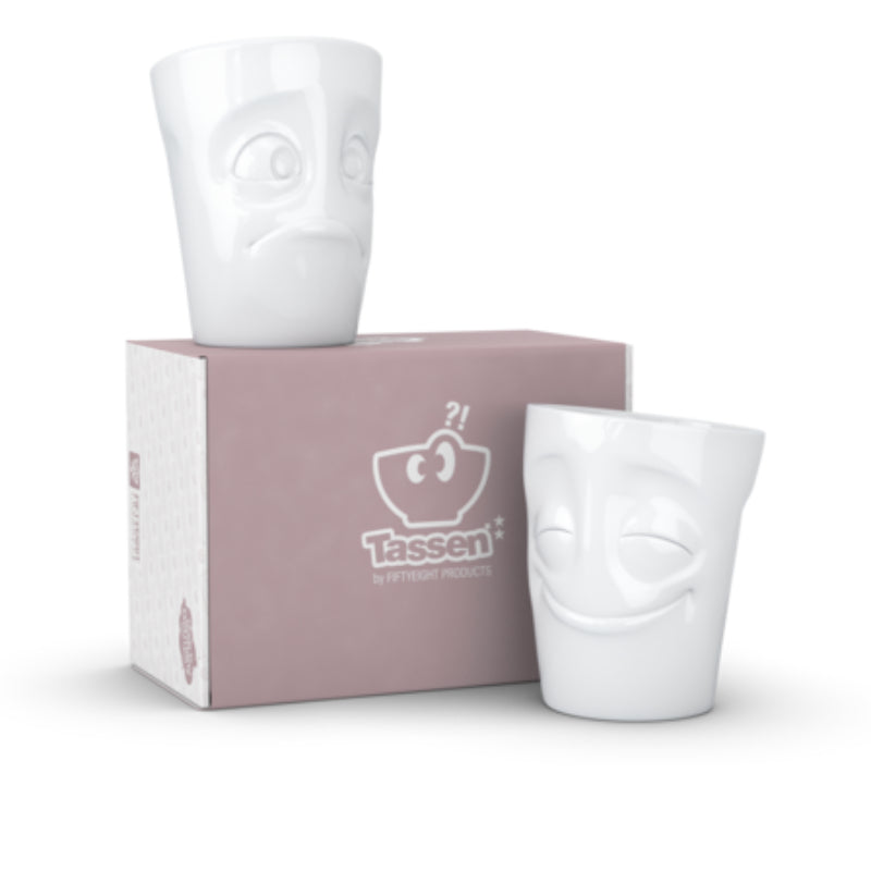 58 Products Mug set no.2 - cheery & baffled white