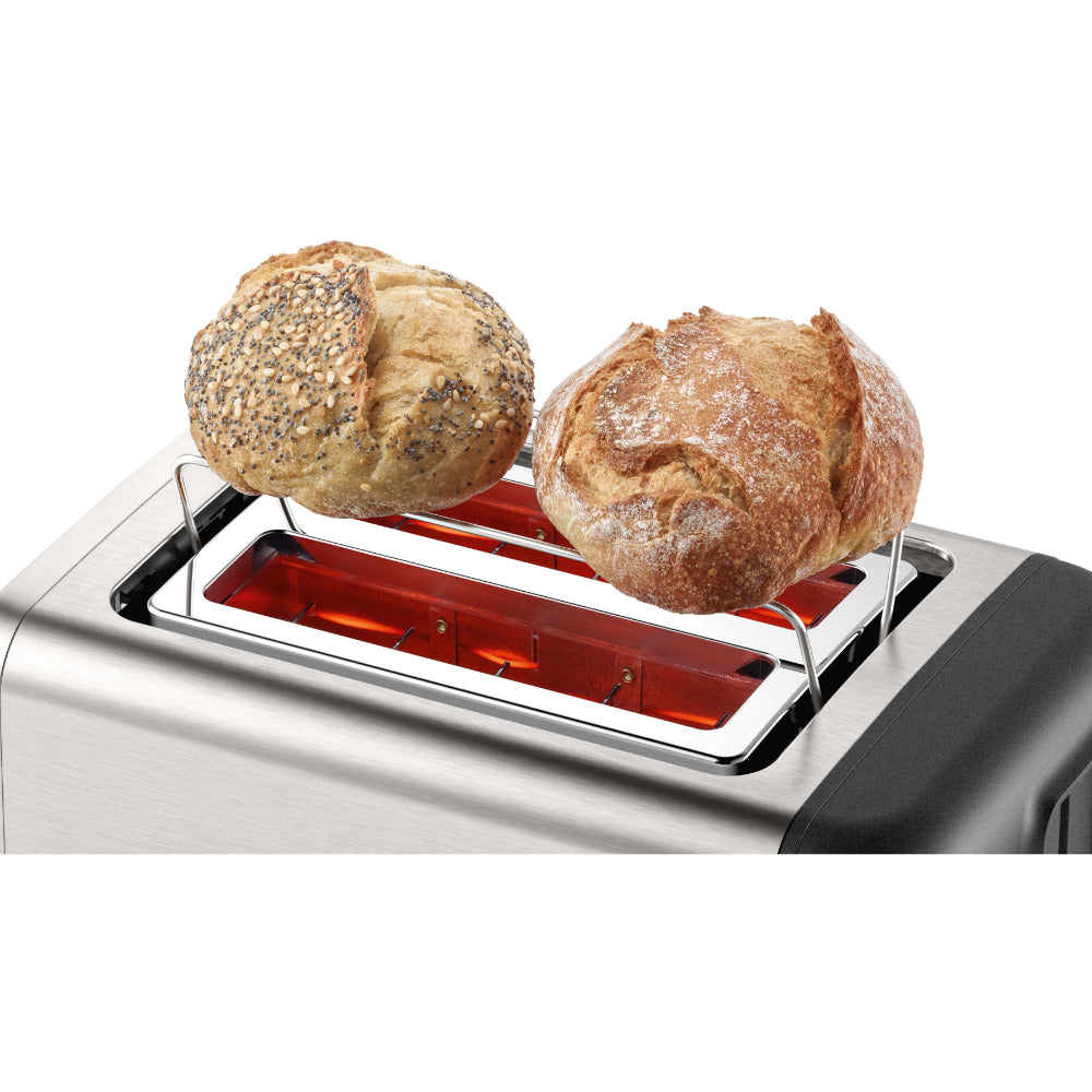 Bosch DesignLine Stainless Steel Toaster, Two Slice - Silver, TAT3P420GB