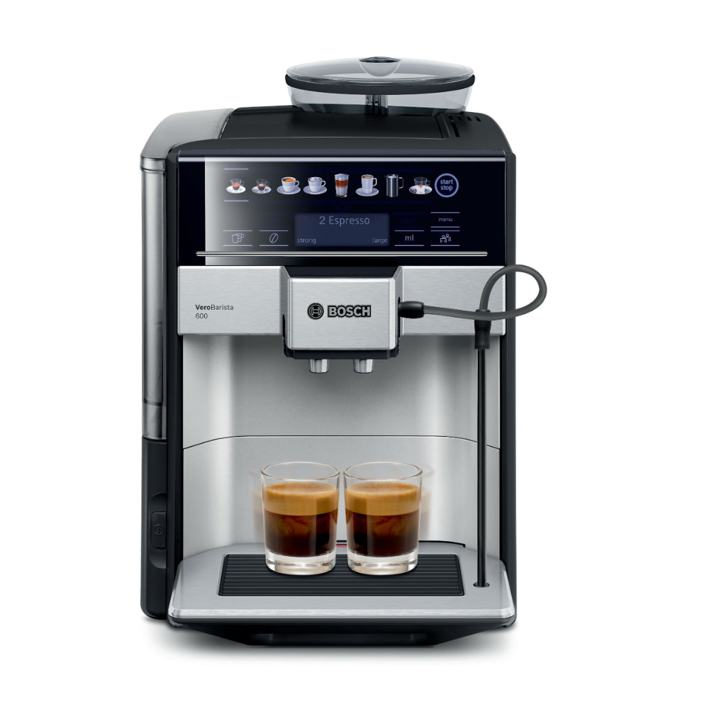 Bosch Fully Automatic Coffee Machine Vero Barista 600, Silver/Black TIS65621GB