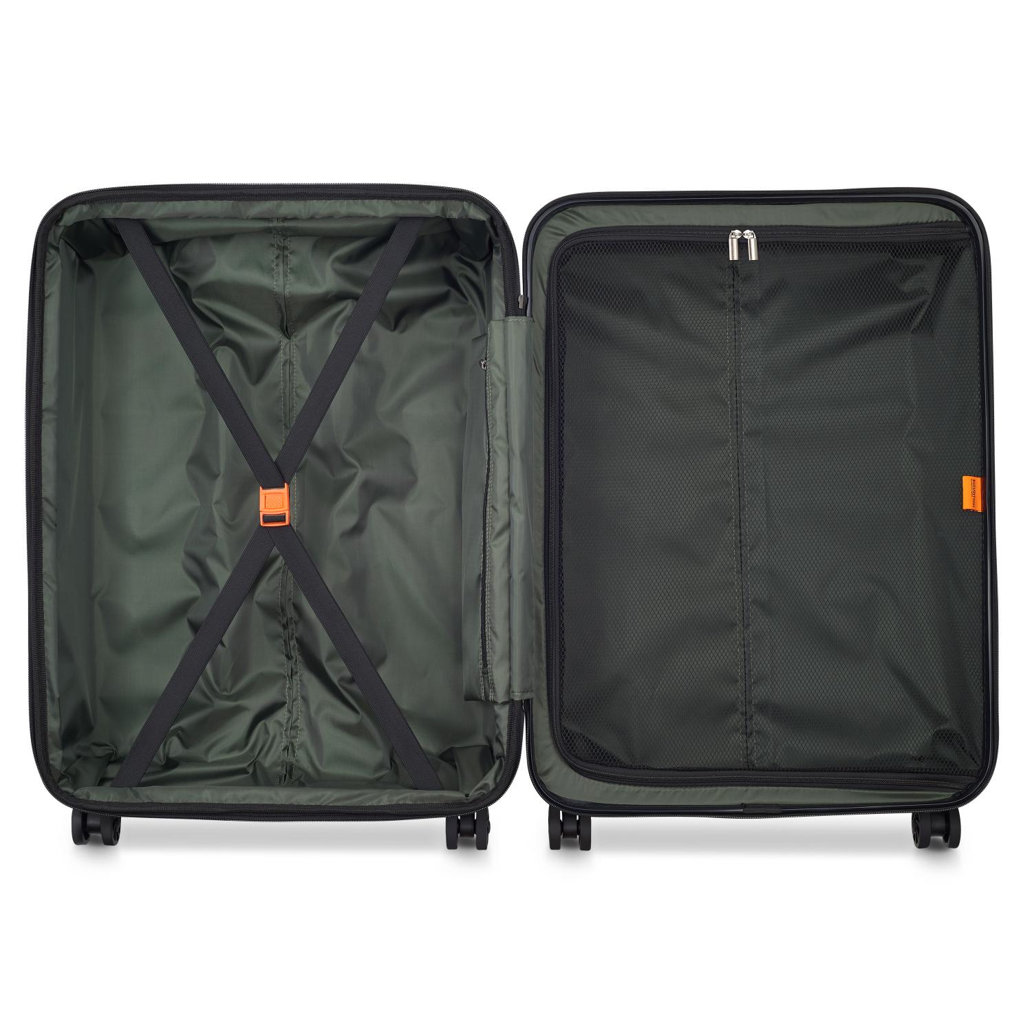 Delsey Citadel 3 Piece Set Expandable Luggage Trolley 54+70+82cm