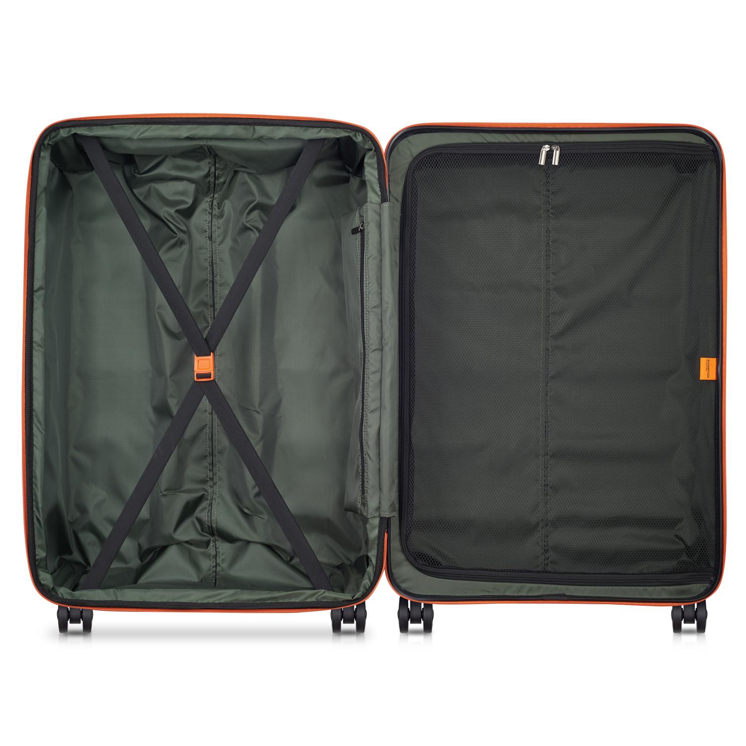 Delsey Citadel 3 Piece Set Expandable Luggage Trolley 54+70+82cm