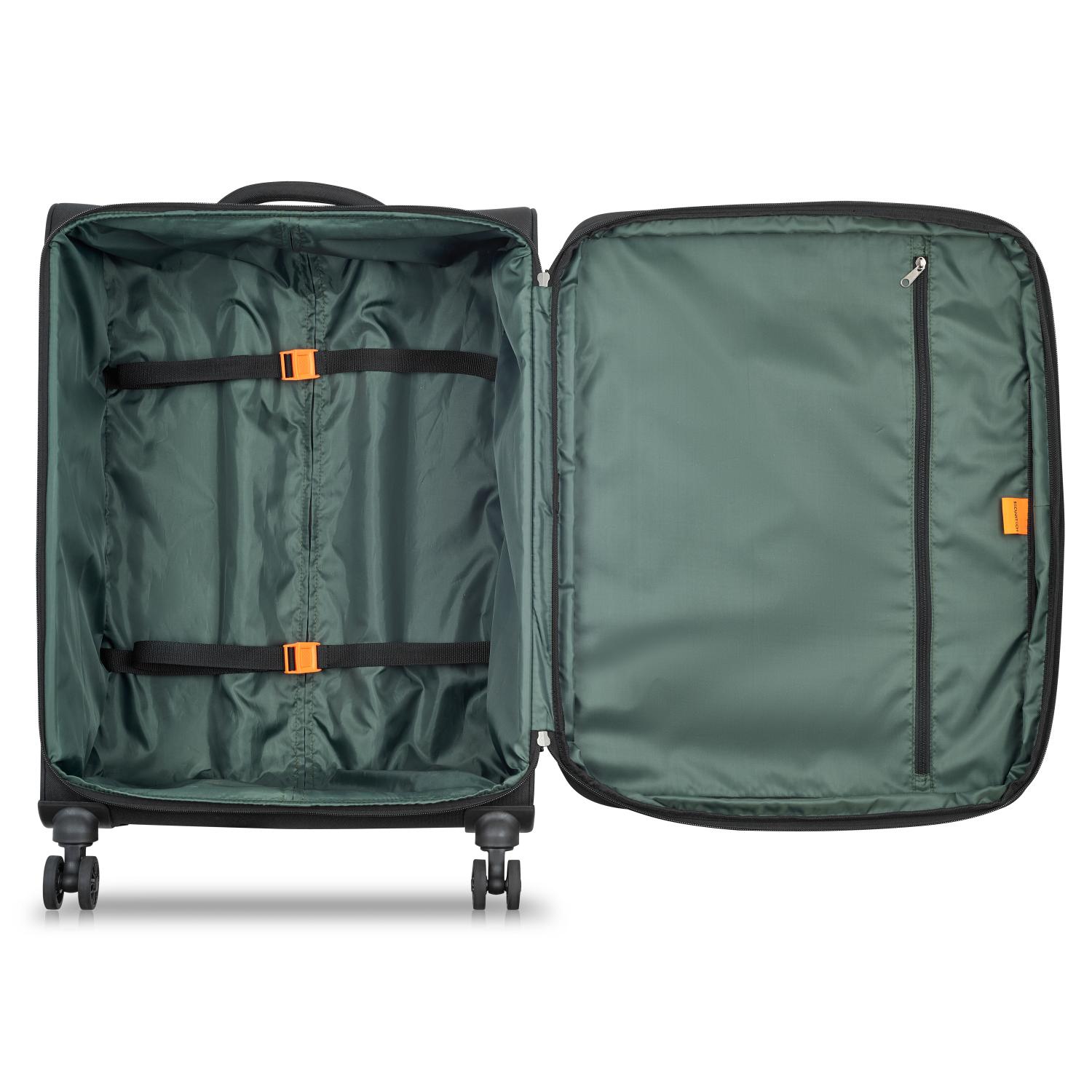 Delsey Vanguard 3 Piece Set Expandable Luggage Trolley 55+70+82cm