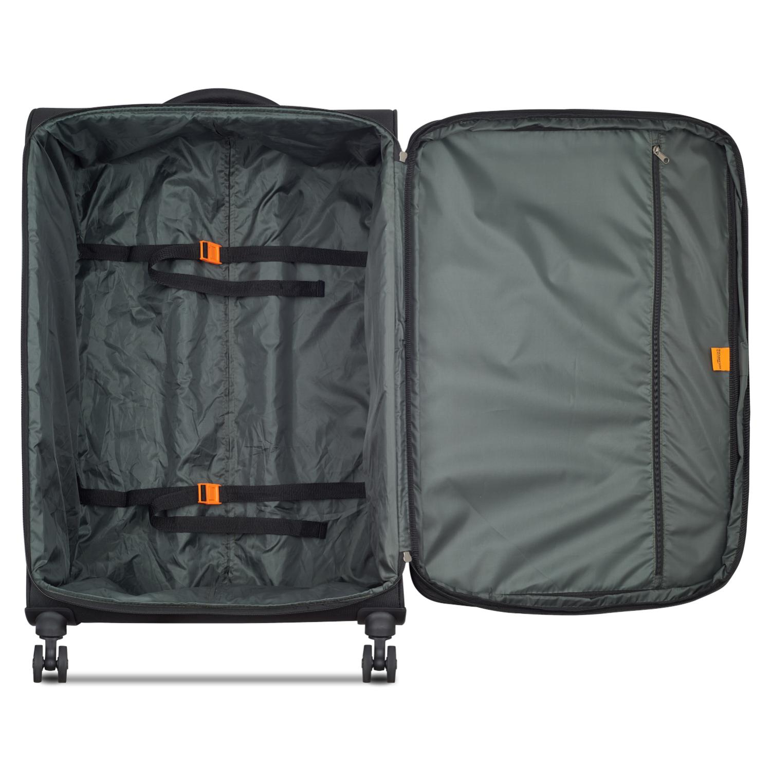 Delsey Vanguard 3 Piece Set Expandable Luggage Trolley 55+70+82cm