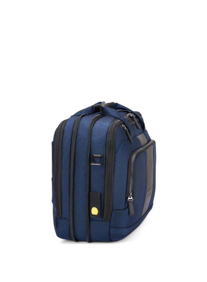 Delsey Wagram 2 Comparment Satchel Briefcase 15.6 Inch Navy Blue - 00119916102