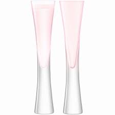 LSA Moya Champagne Flute  Blush x 2