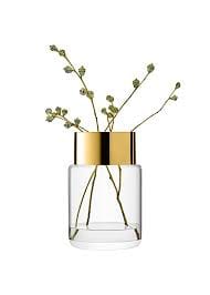 LSA Aurum Vase/Lantern Clear/Gold