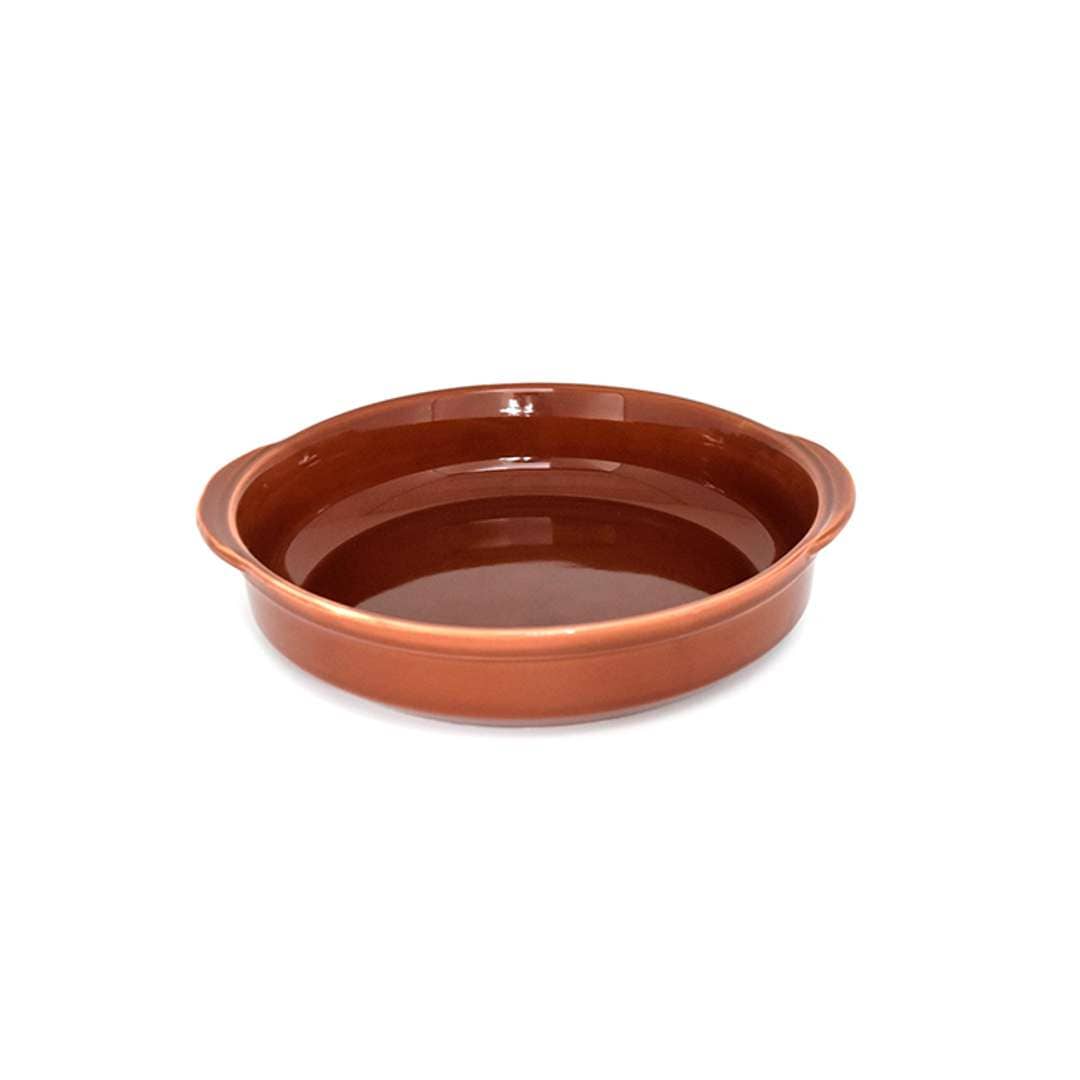 Che Brucia Porcelain Deep Plate 25 cm Brown