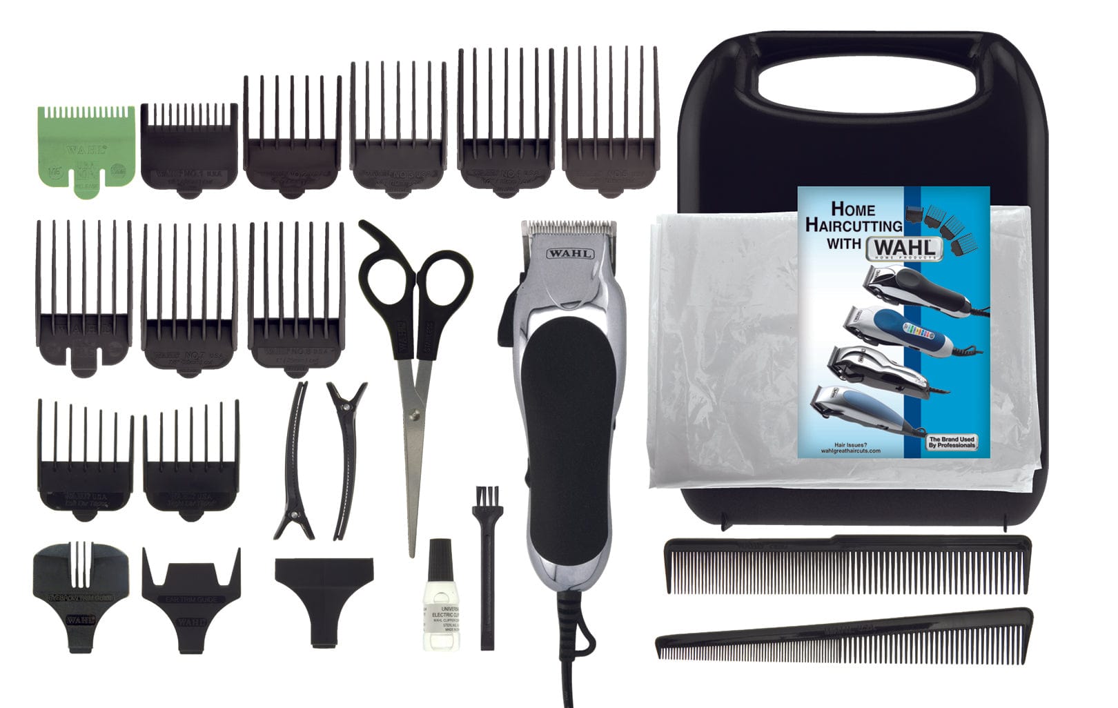 Wahl Chromepro Corded Clipper Complete Hair Cutting Kit