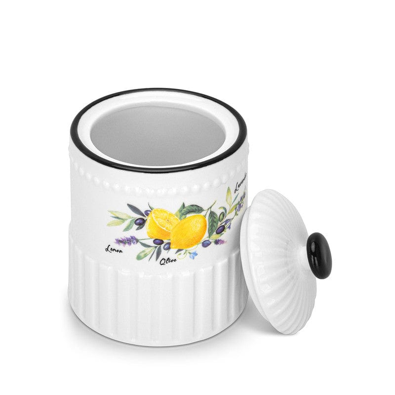 Fissman Sugar Bowl Lemon Provence Series 270 Ml Porcelain