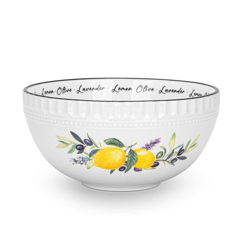 Fissman Bowl Lemon Provence Series 16 Cm Porcelain