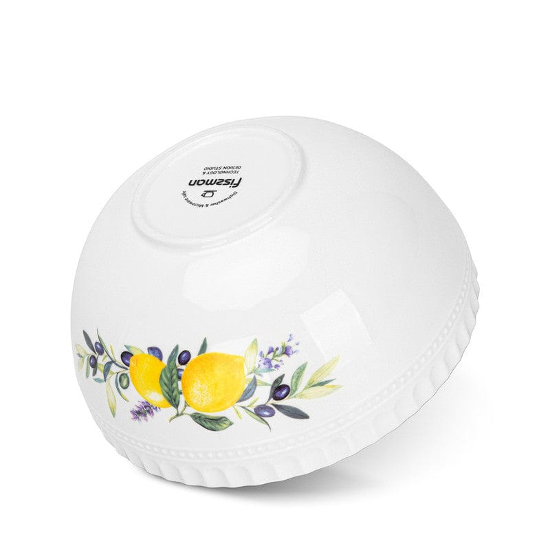 Fissman Bowl Lemon Provence Series 16 Cm Porcelain