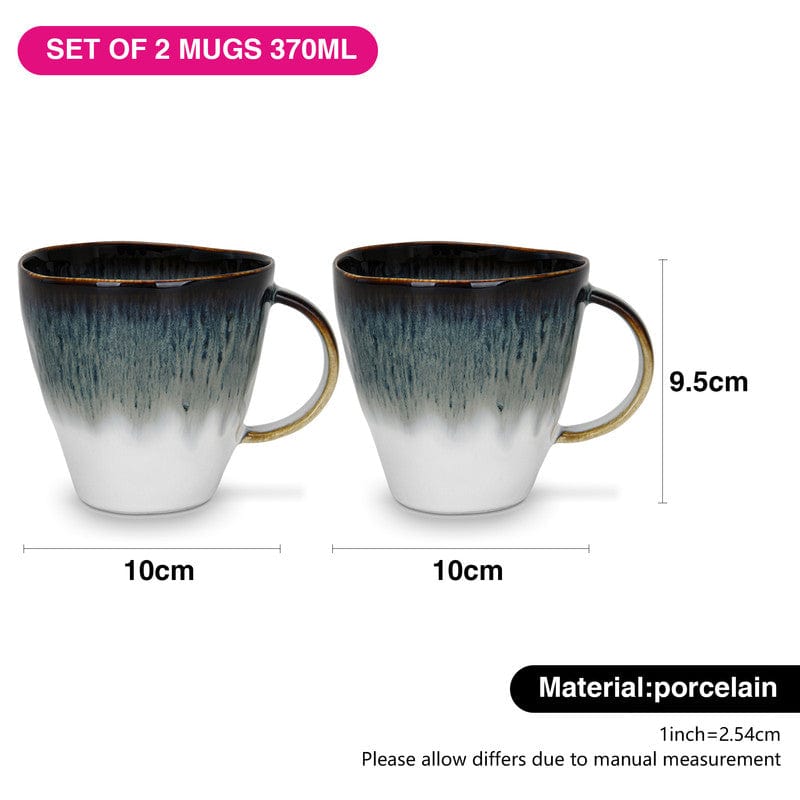 Fissman 2 Piece Mugs Galactica 370 Ml Porcelain