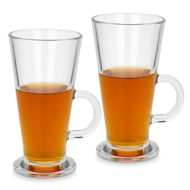 FISSMAN 2 PIECE MUGS FOR LATTE 280 ML GLASS