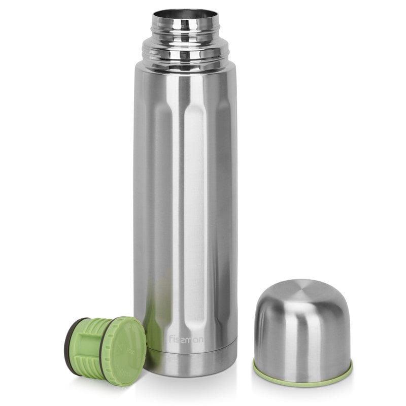 Fissman Double Wall Vacuum Flask 1000 Ml Stainless Steel