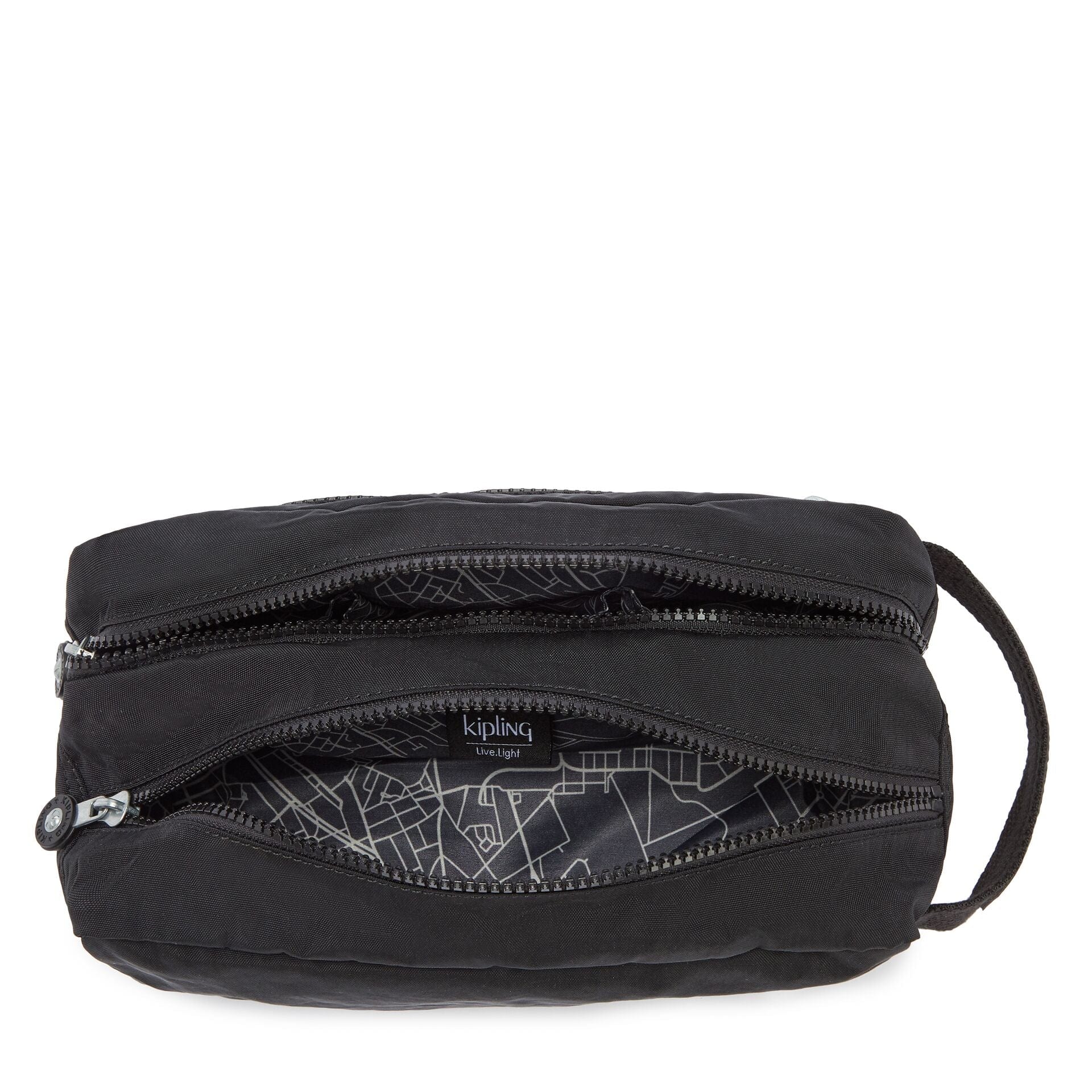 KIPLING- AGOT - حقيبة أدوات زينة متوسطة - أسود Noir-13363-P39