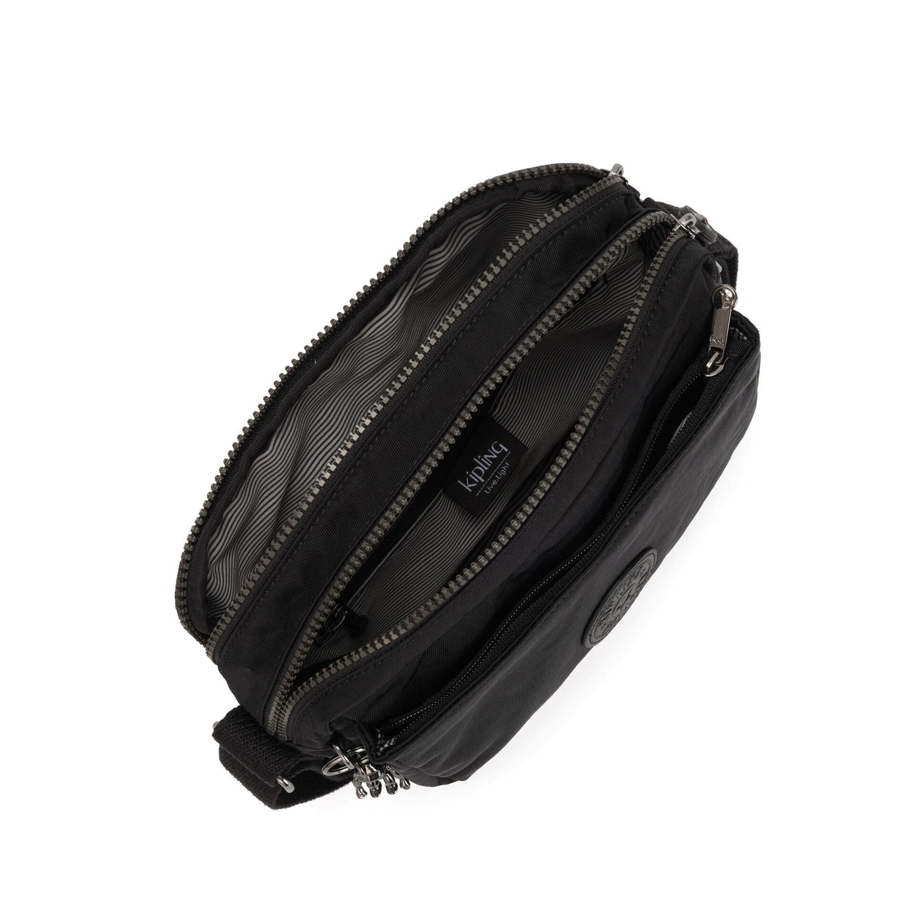 KIPLING ABANU M Medium crossbody Rich Black I6847 53F I6847 53F