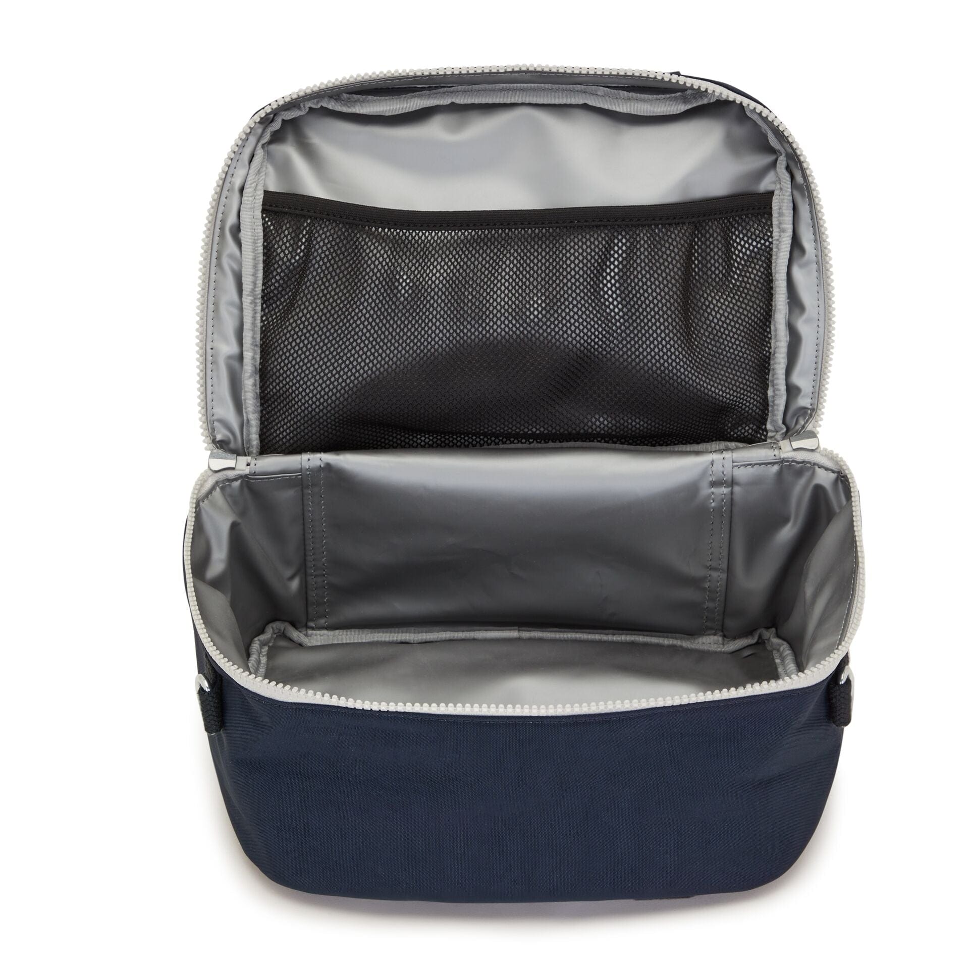 Kipling Miyo True Blue Grey Large Lunch Bag with Trolley Sleeve C215381-U84