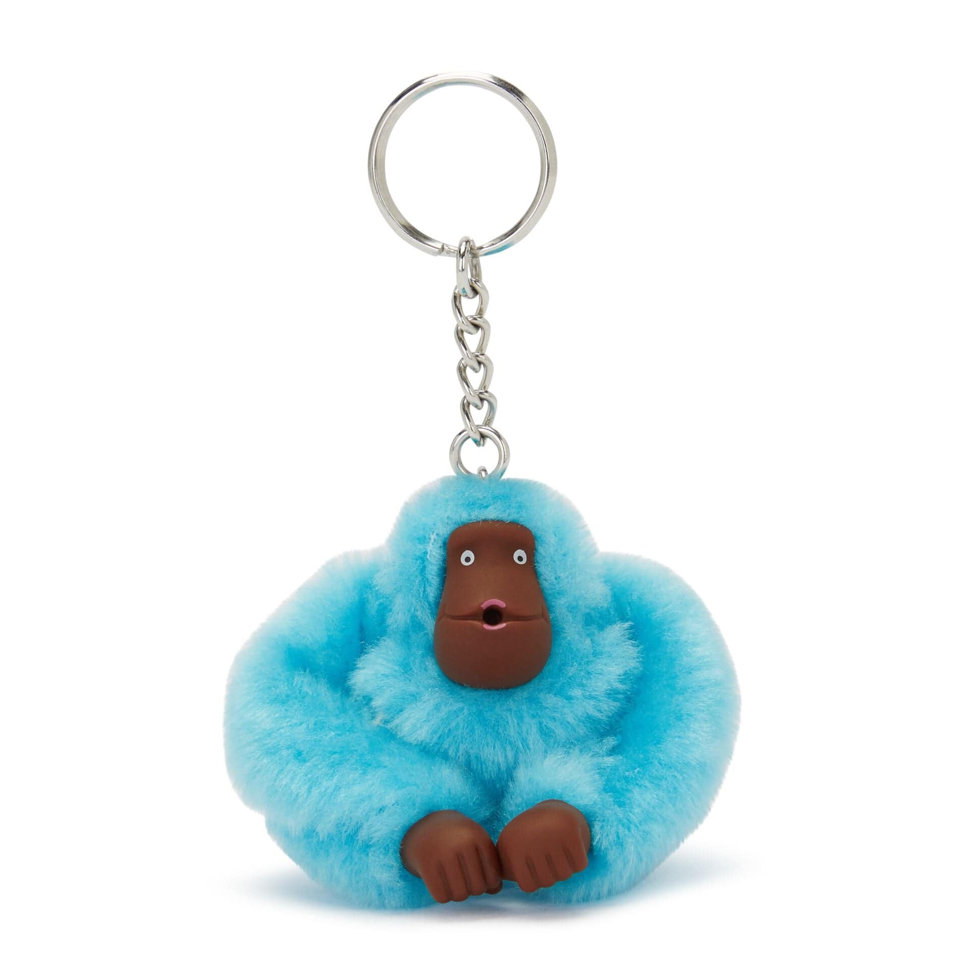 KIPLING-Monkeyclip S-Small Monkey keyhanger-Sea Blue-16474-Y54