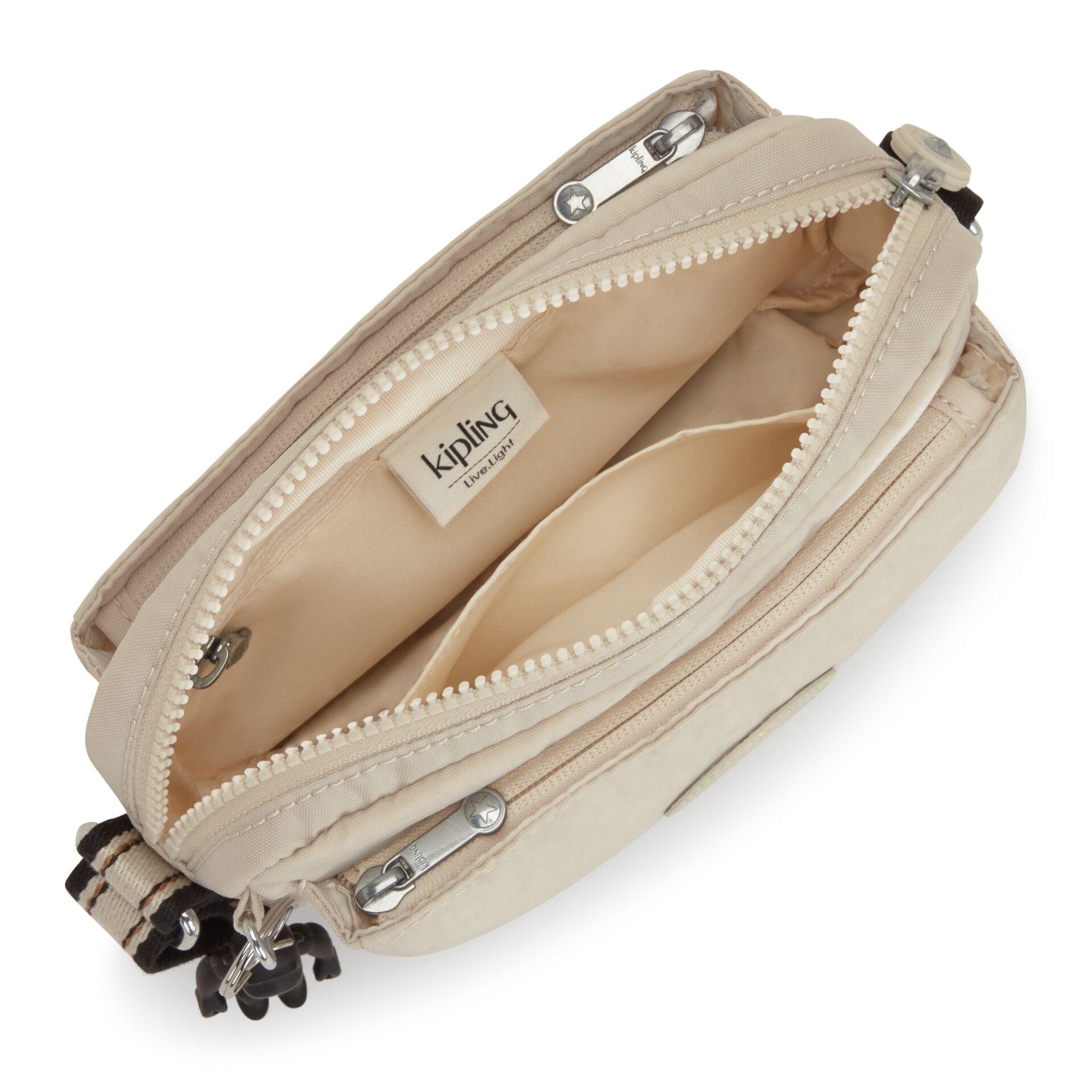 Kipling Abanu Light Sand Small Crossbody Bag C2I4208-W58