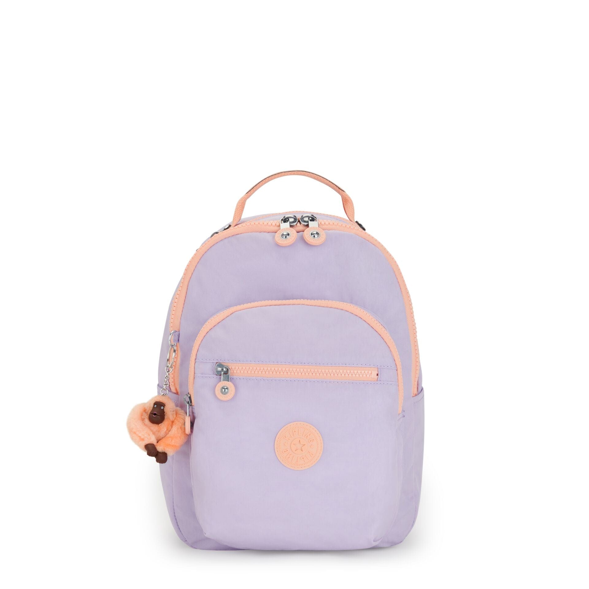 KIPLING- حقيبة ظهر سيول S-Small مع حماية الكمبيوتر اللوحي - Endless Lila Combo-I4345-1PU