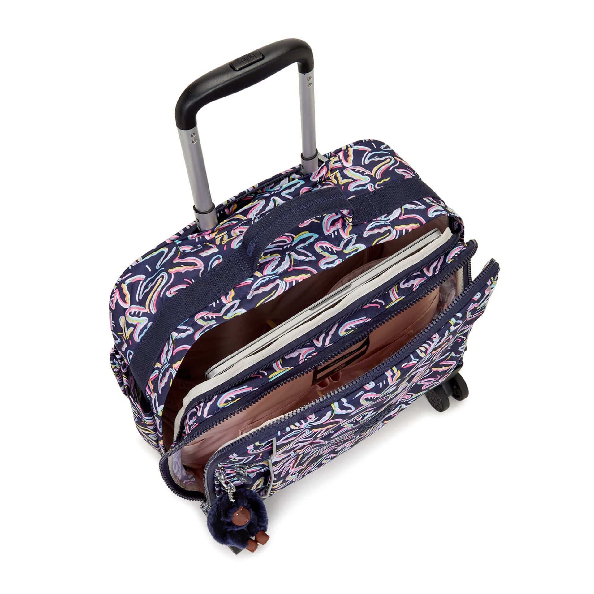 Kipling New Storia Palm Fiesta Print Large Wheeled Bag C2I4847-3MC