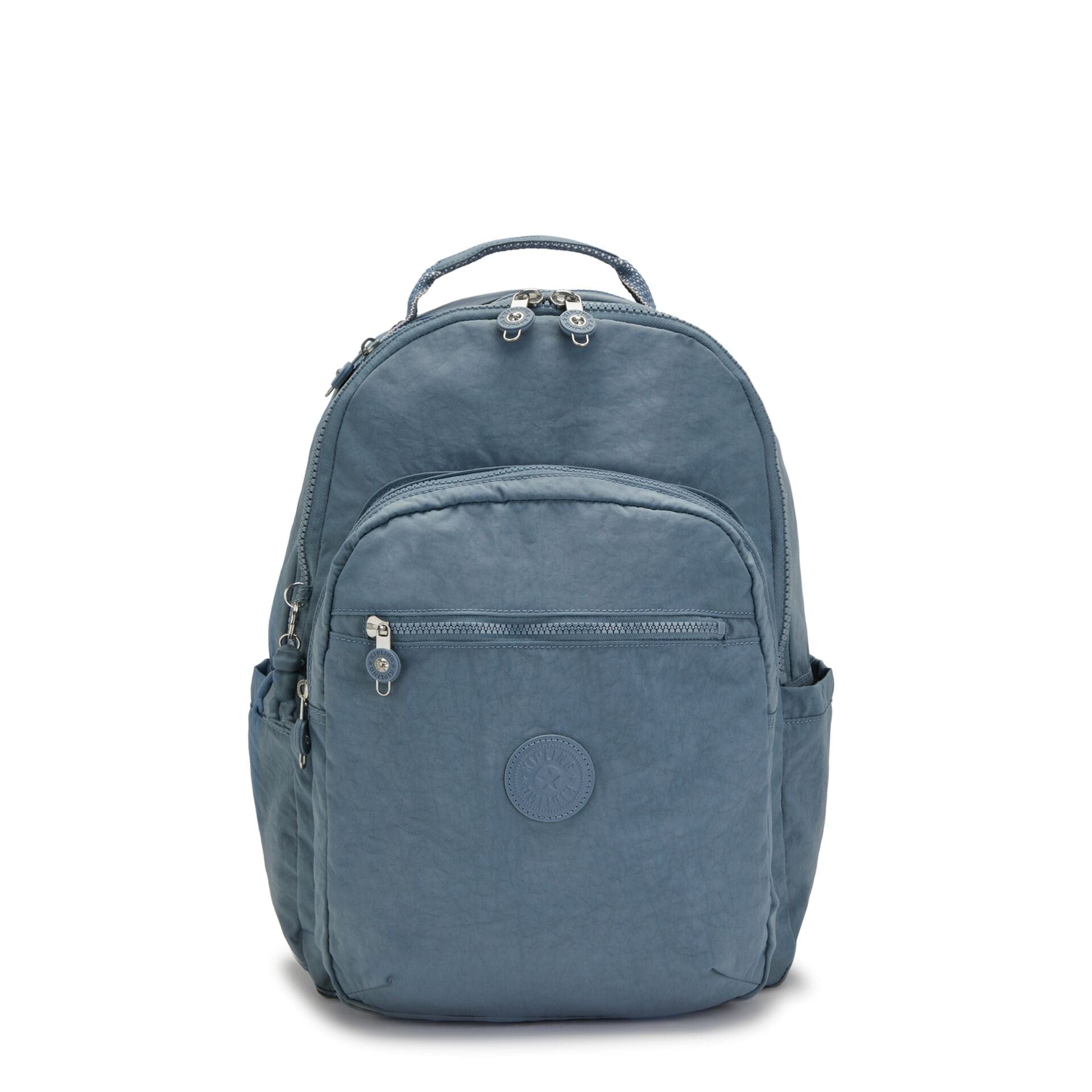 KIPLING-Seoul-Large Backpack-Brush Blue-I5210-V35