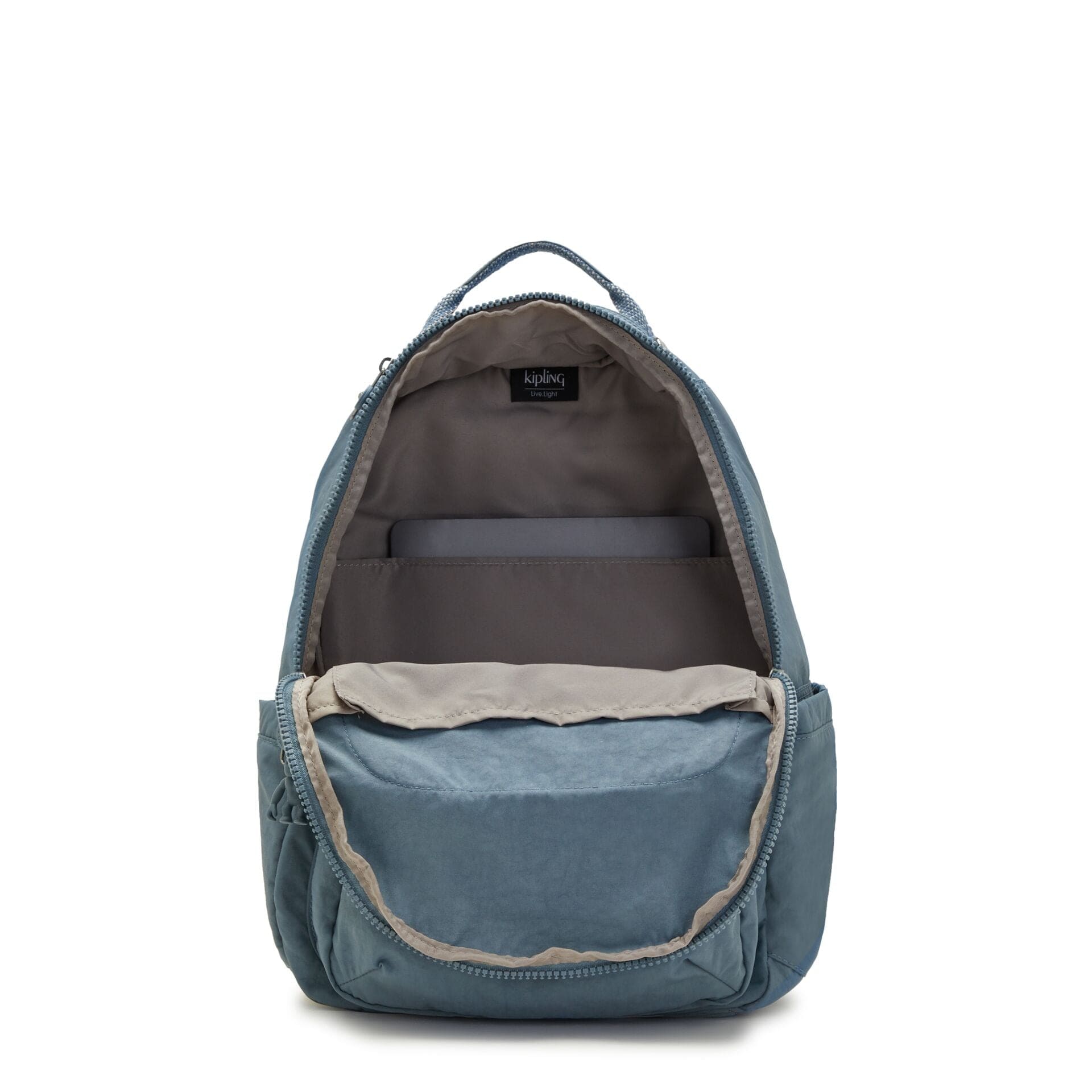 Kipling Seoul Brush Blue Large Backpack C2I5210-V35