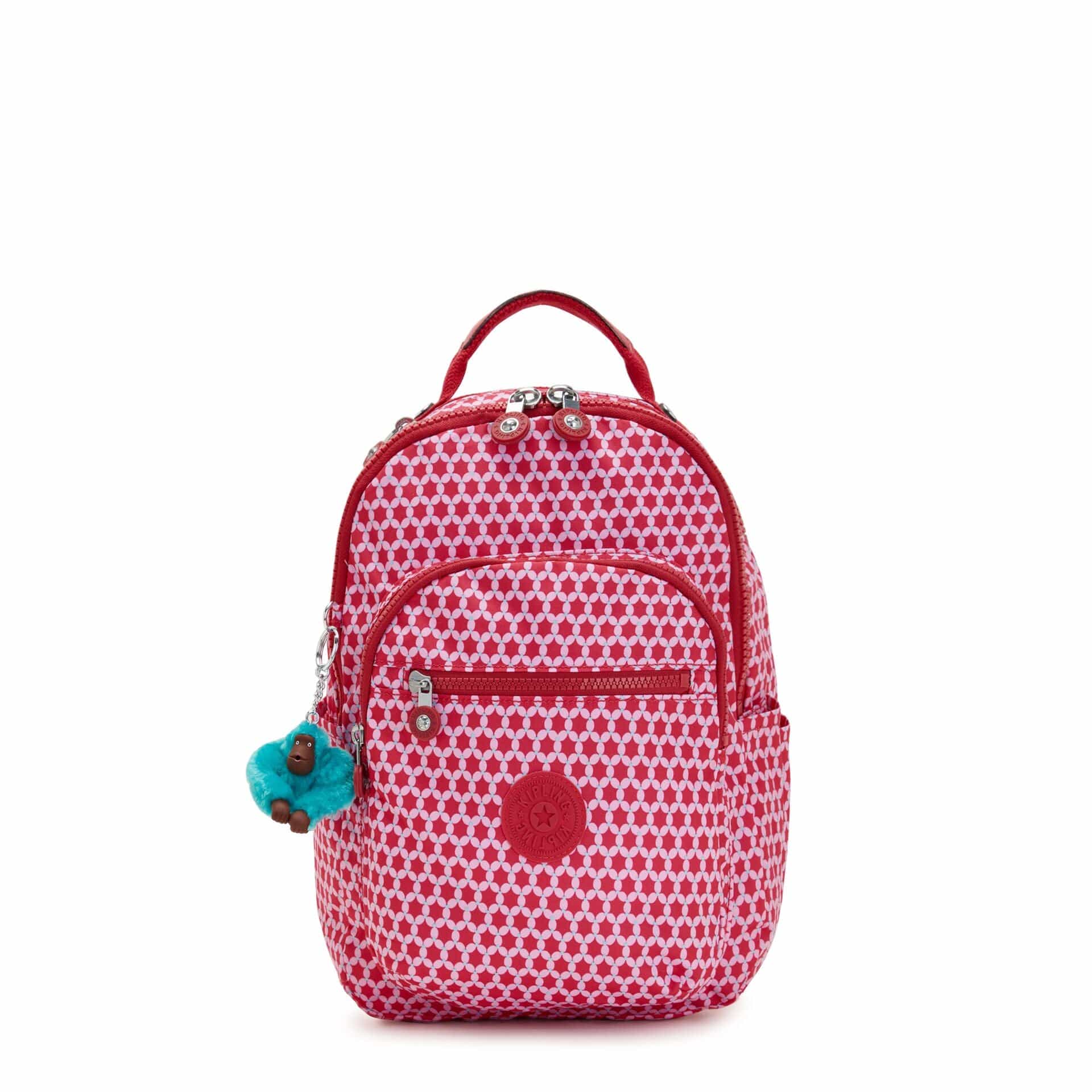 KIPLING-Seoul S-Small Backpack (With Laptop Protection)-Starry Dot Prt-I5357-5DT