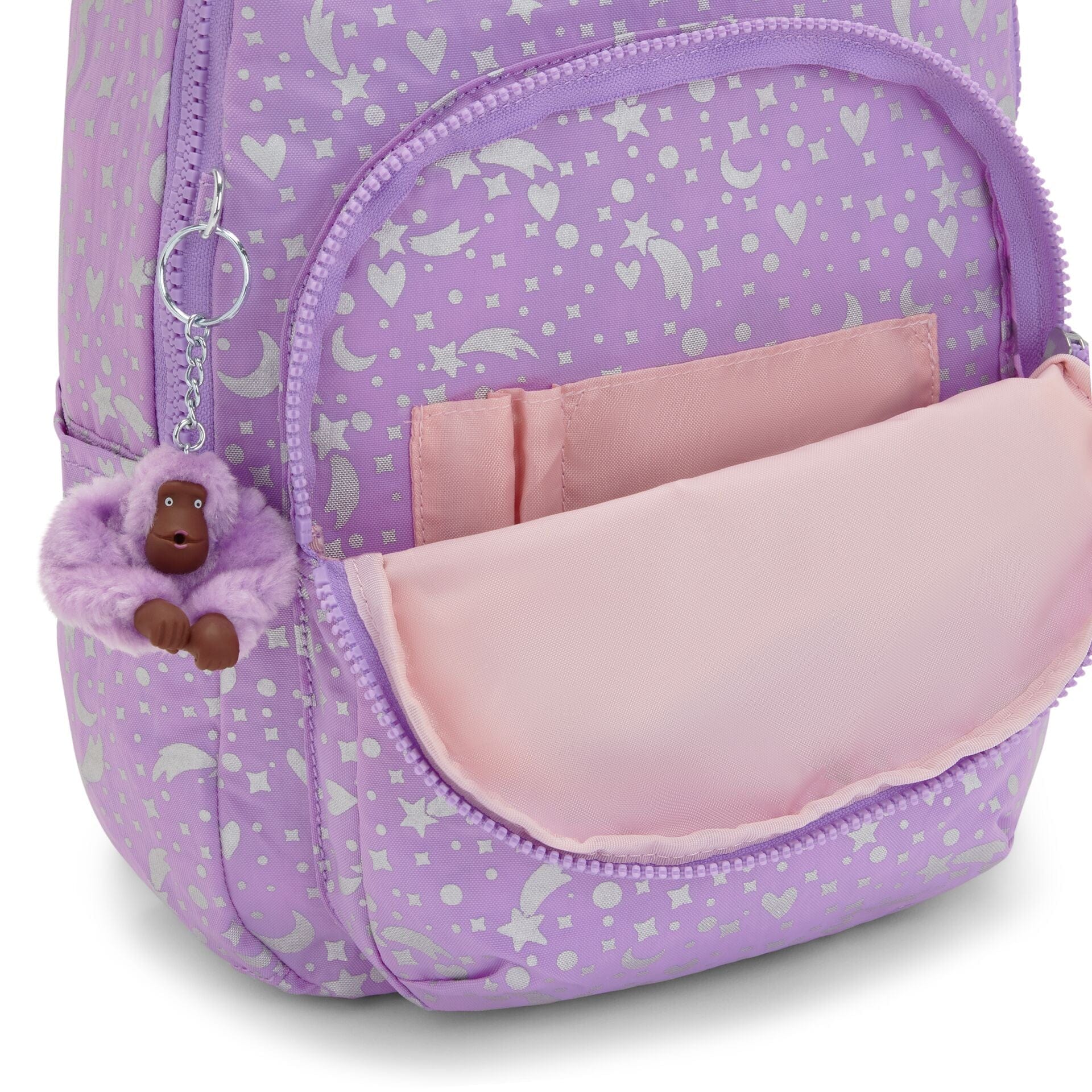 Kipling Seoul S Galaxy Metallic Small Backpack C2I5357-P06