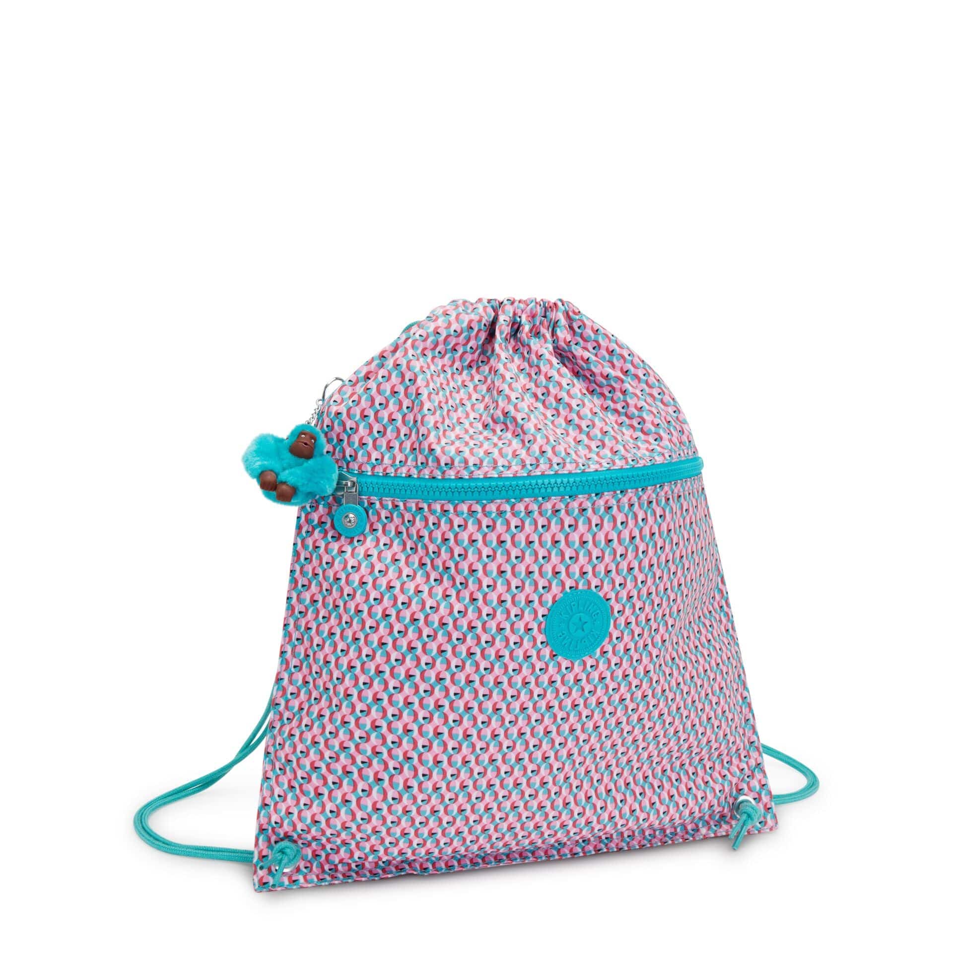 Kipling Supertaboo Poppy Geo Medium Backpack C2I5637-V64