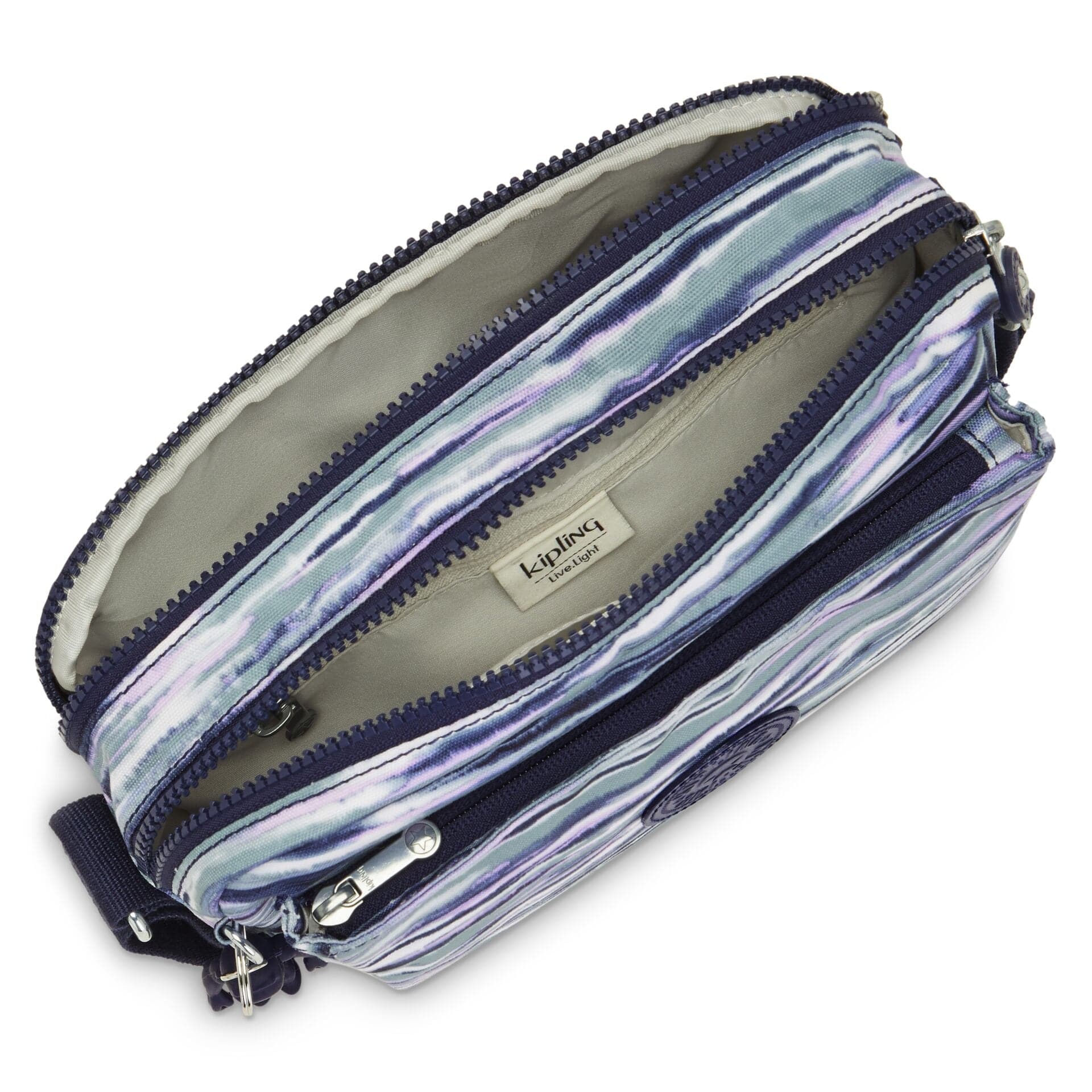 Kipling Abanu M Brush Stripes Medium Crossbody Bag C2I6237-W66