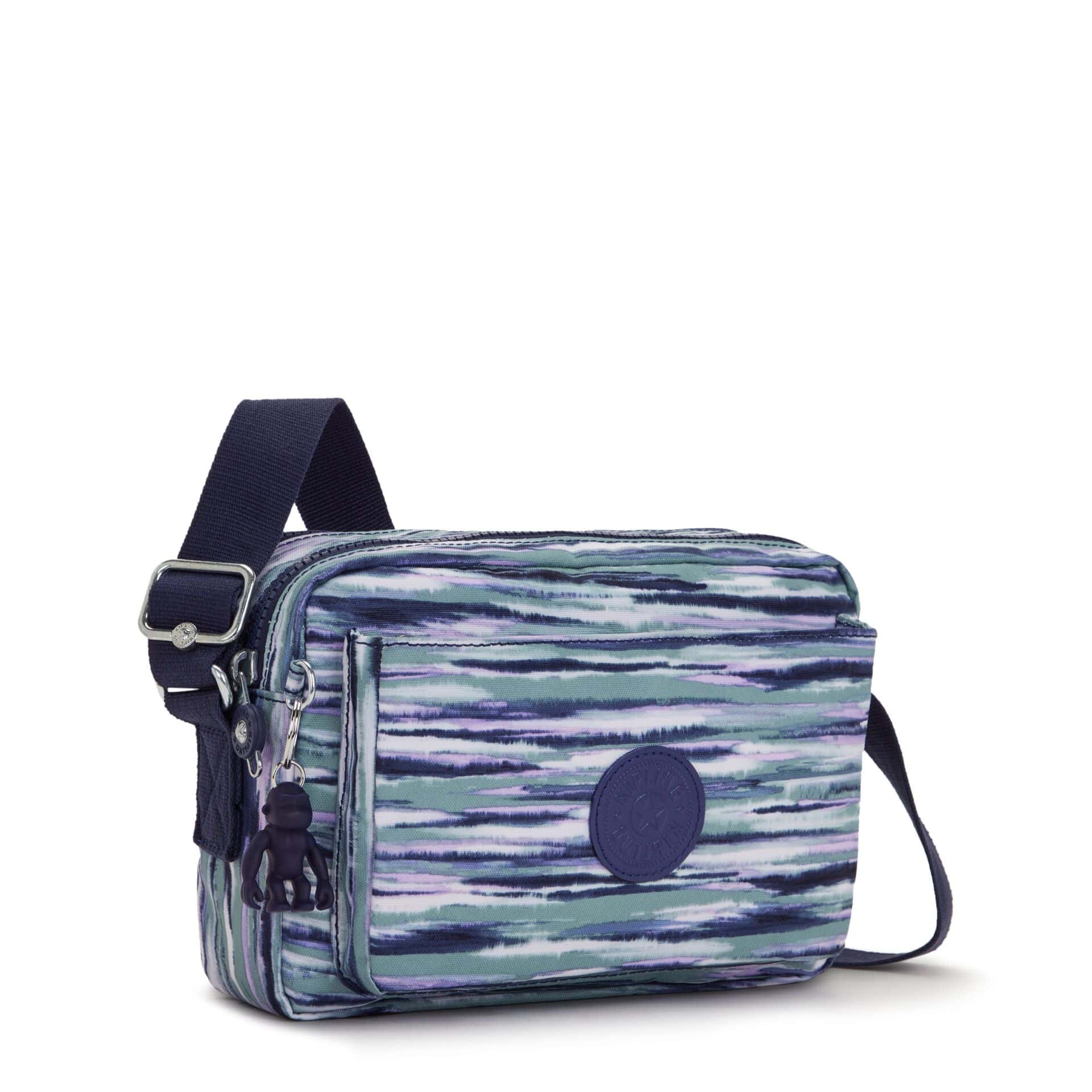 Kipling Abanu M Brush Stripes Medium Crossbody Bag C2I6237-W66