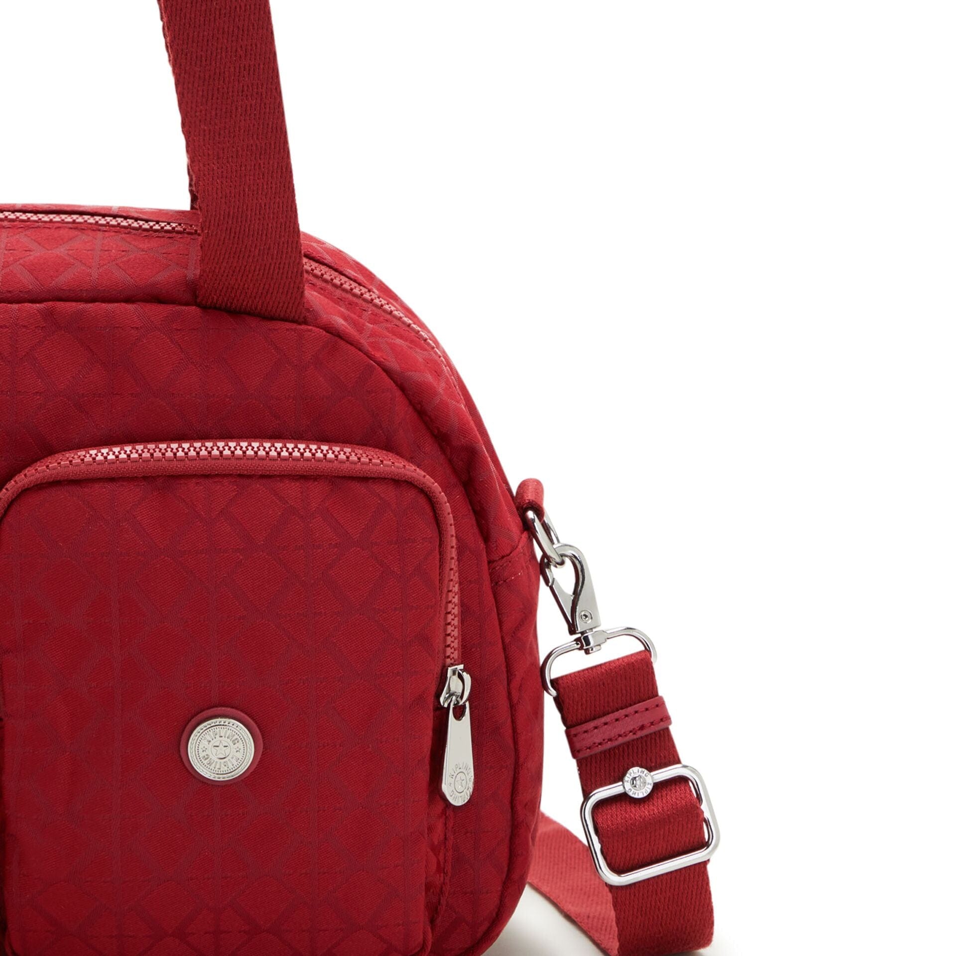 Kipling Cool Defea Signature Red Medium Shoulder Bag C2I6454-Y40