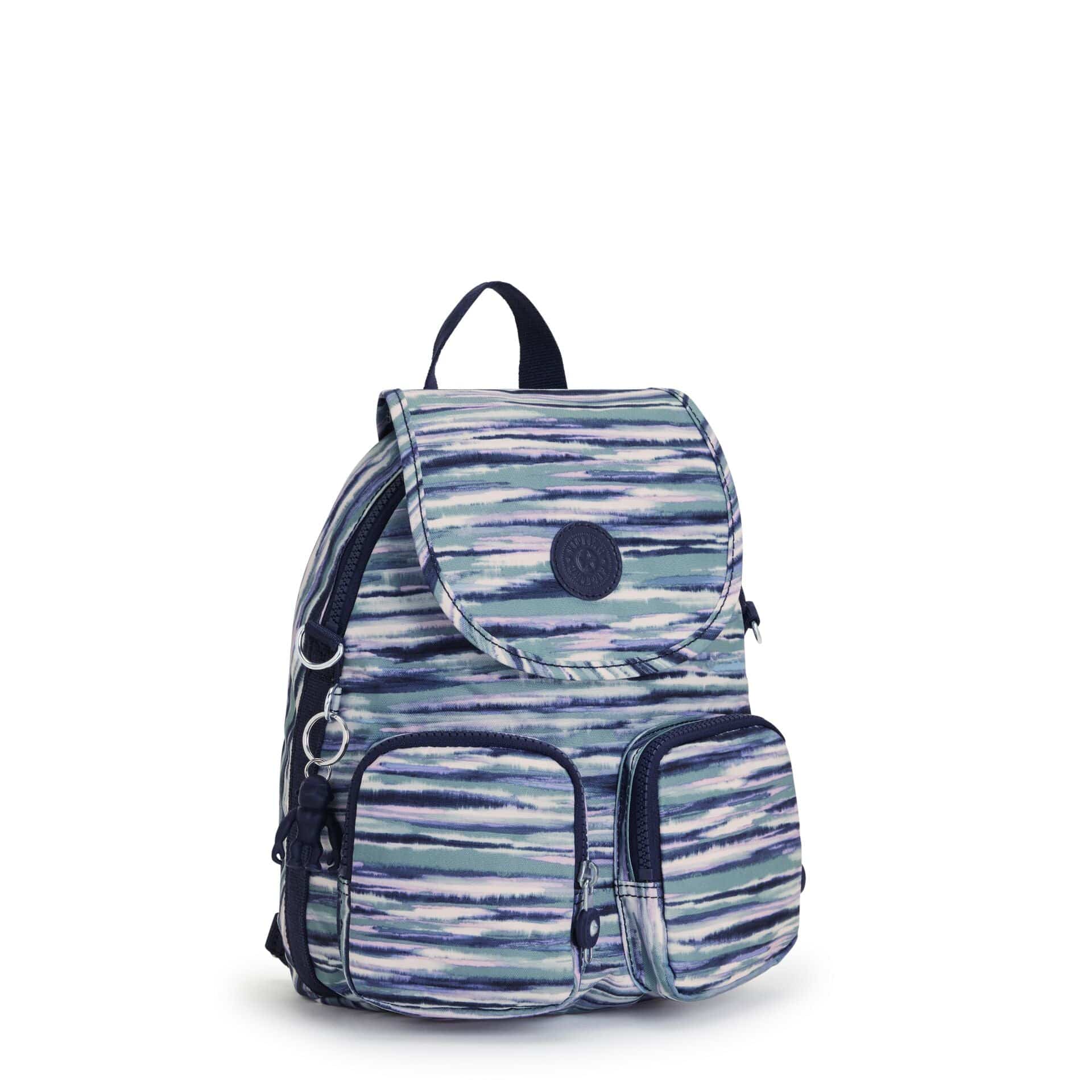 Kipling Firefly Up Brush Stripes Small Backpack C2I7452-W66