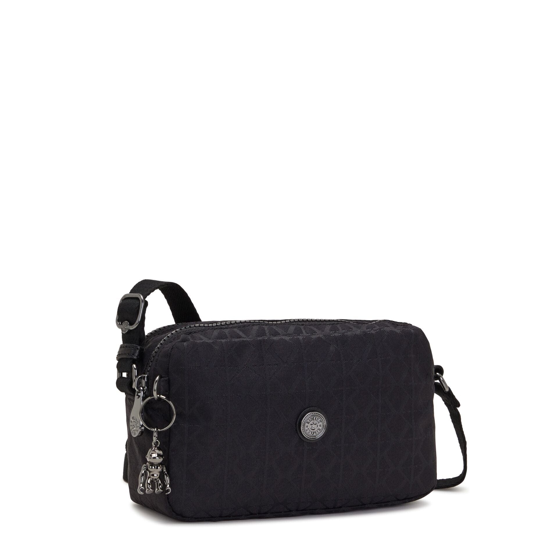 Kipling Milda Signature Blk Q Small Crossbody Bag C2I7669-M34