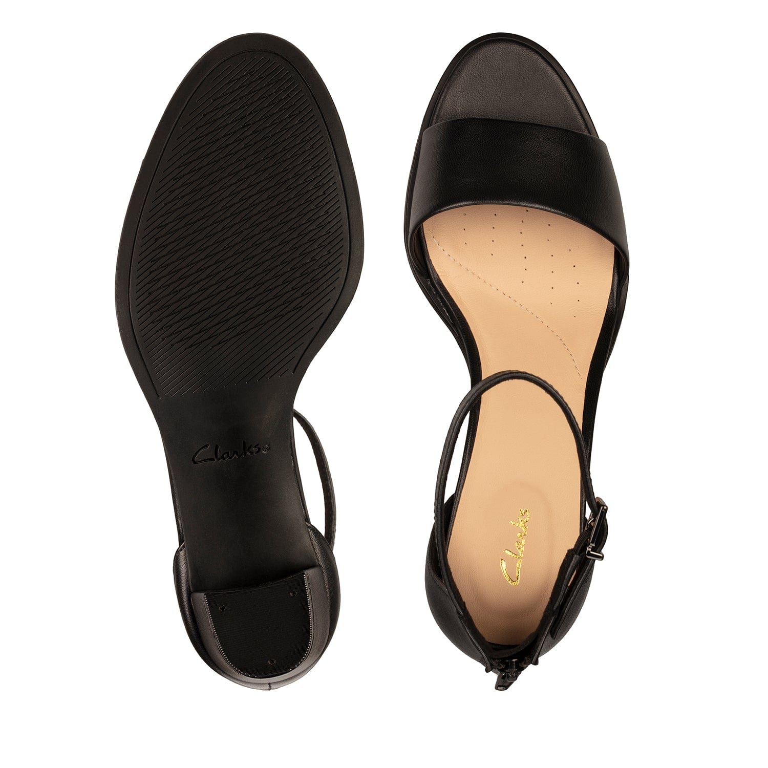 Clarks Kaylin 60 2 Part Sandals (Standard Fit)