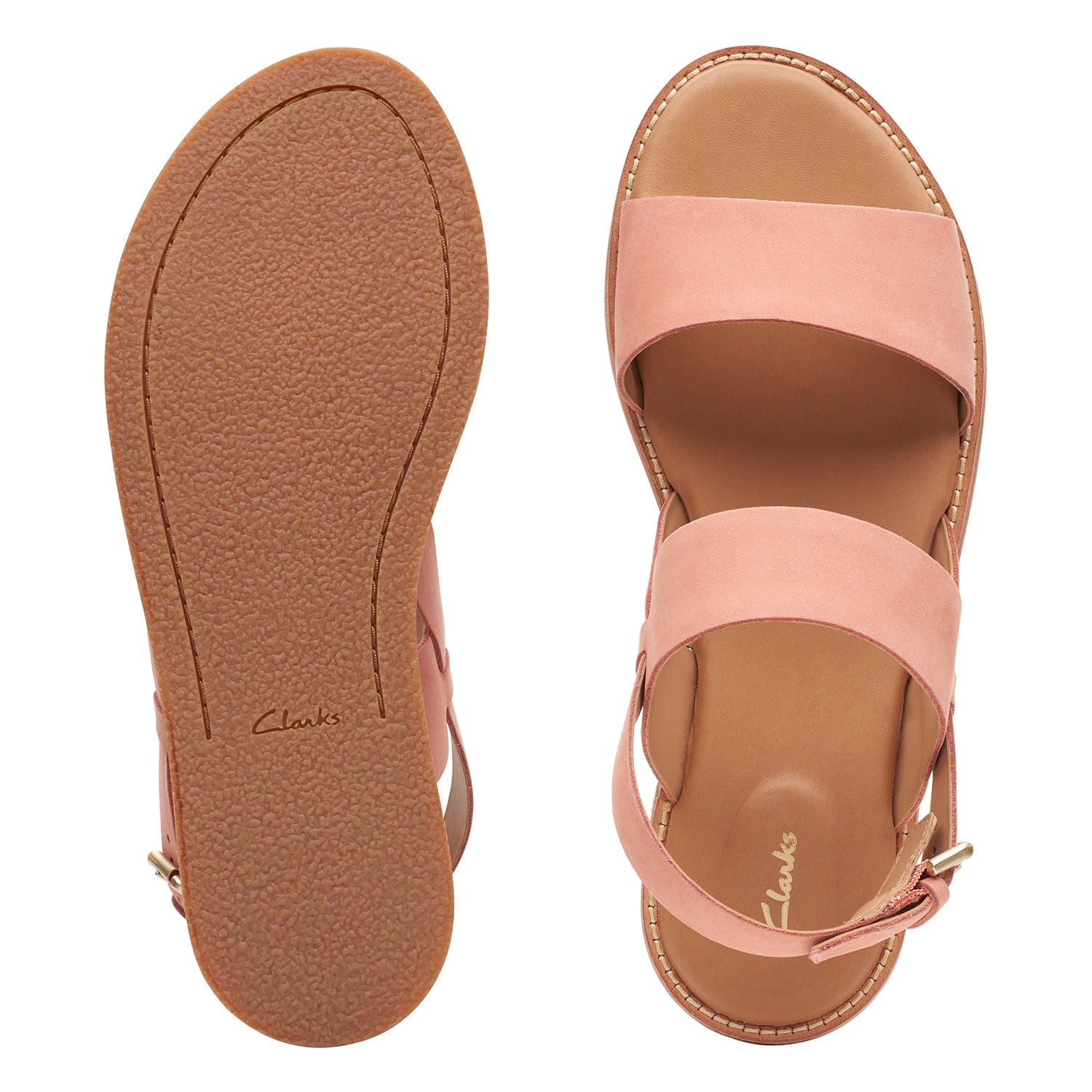 Clarks Karsea Strap Sandals (Standard Fit)