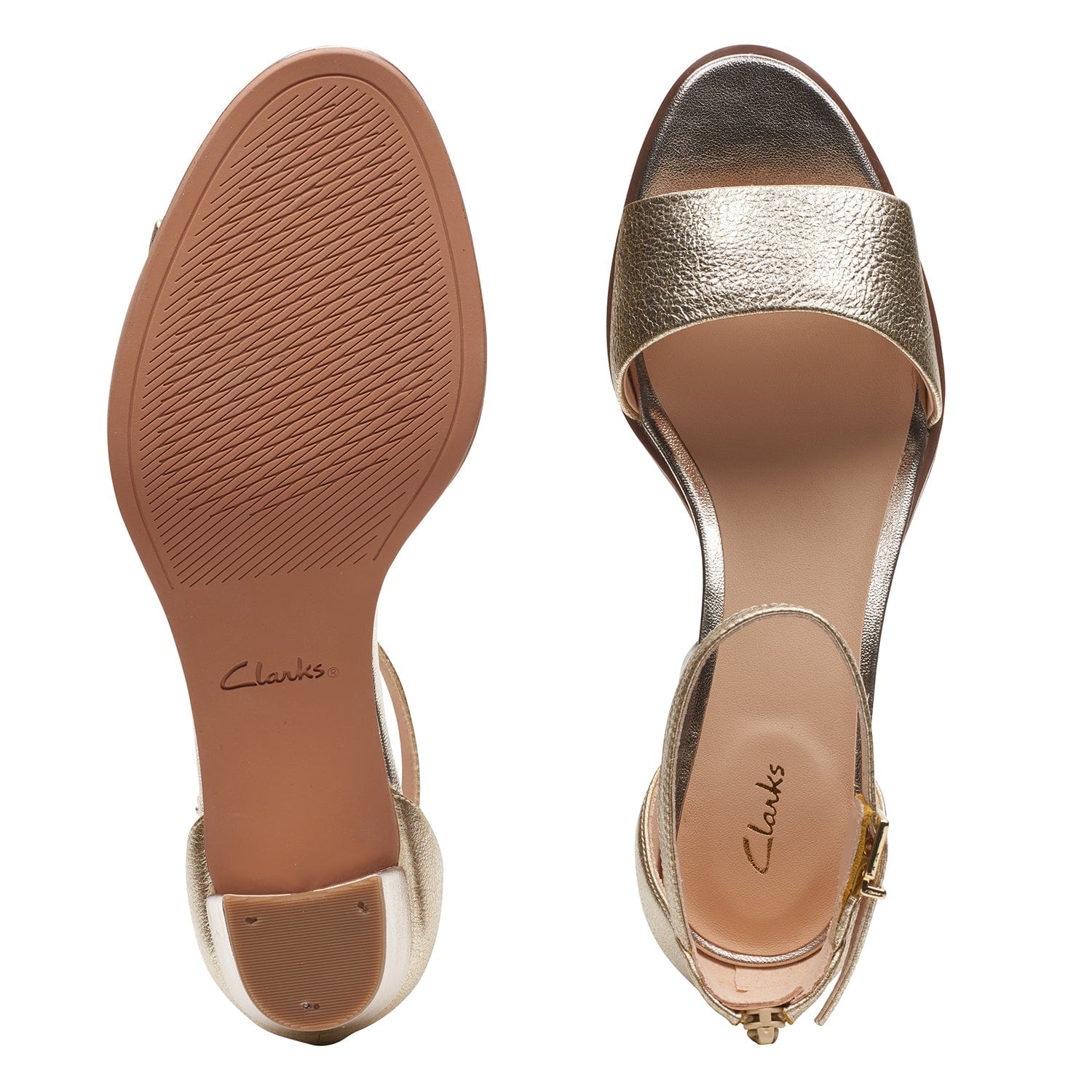 Clarks Kaylin 60 2 Part Sandals (Standard Fit)