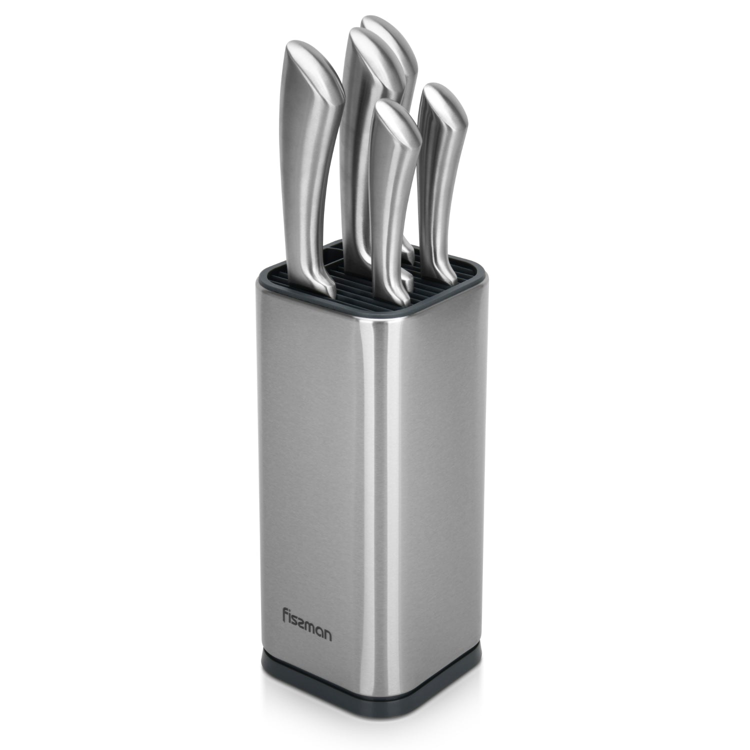 Fissman 6 Piece Knife Set Jarl with Metal Block 420J2 Steel