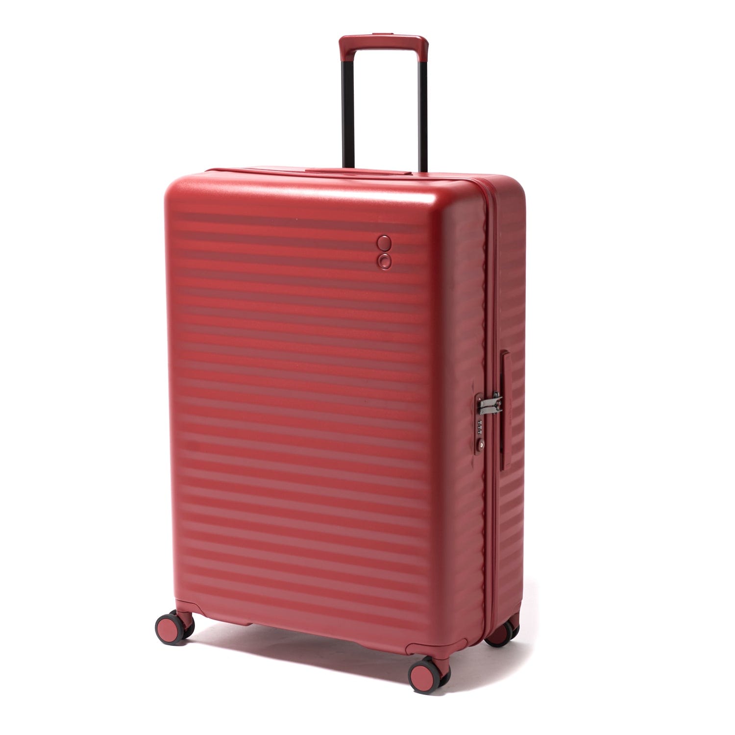 Echolac Celestra 75cm Hardcase Non-Expandable 4 Double Wheel Check-In Luggage Trolley Red - PC183 28 WOE Red