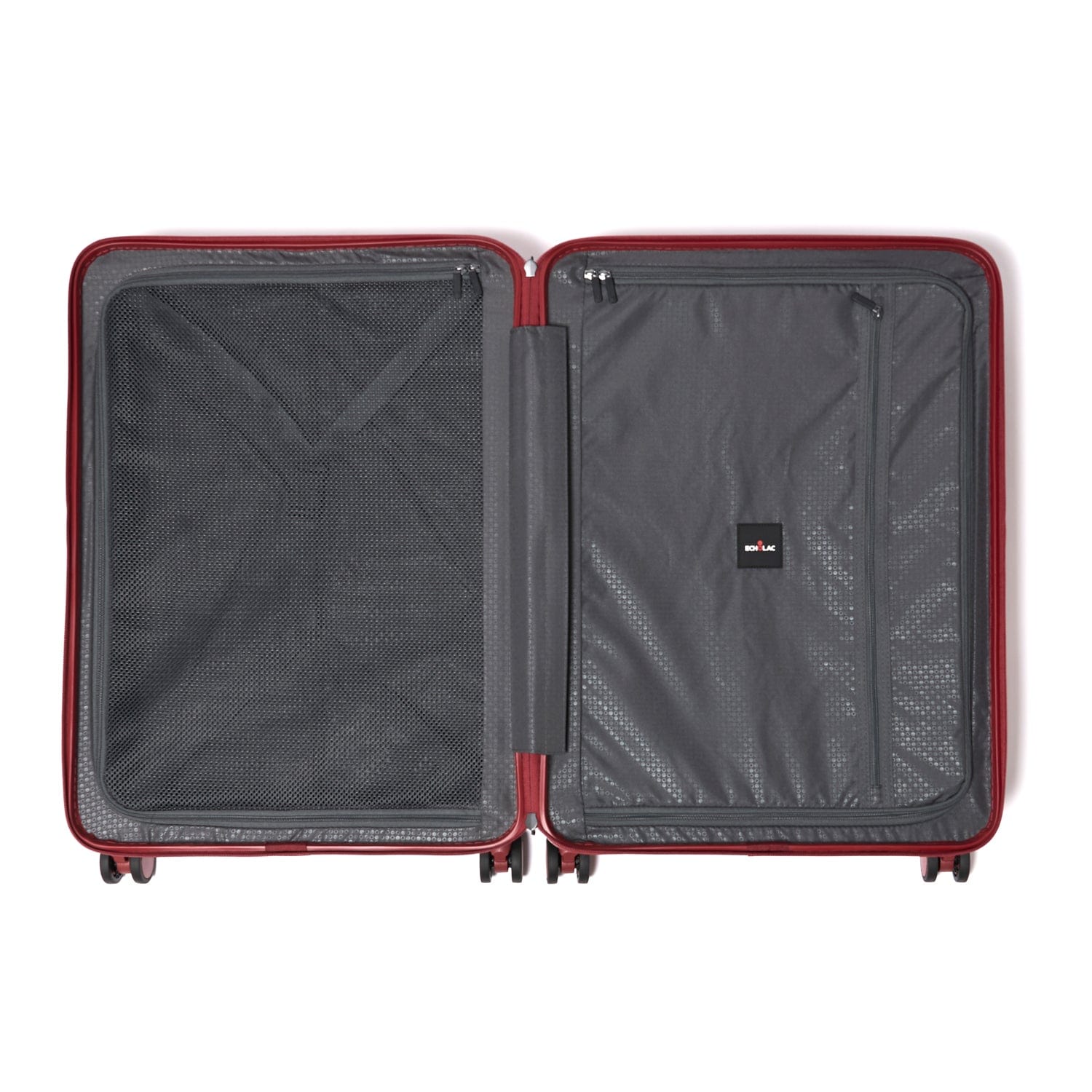 Echolac Celestra 75cm Hardcase Non-Expandable 4 Double Wheel Check-In Luggage Trolley Red - PC183 28 WOE Red