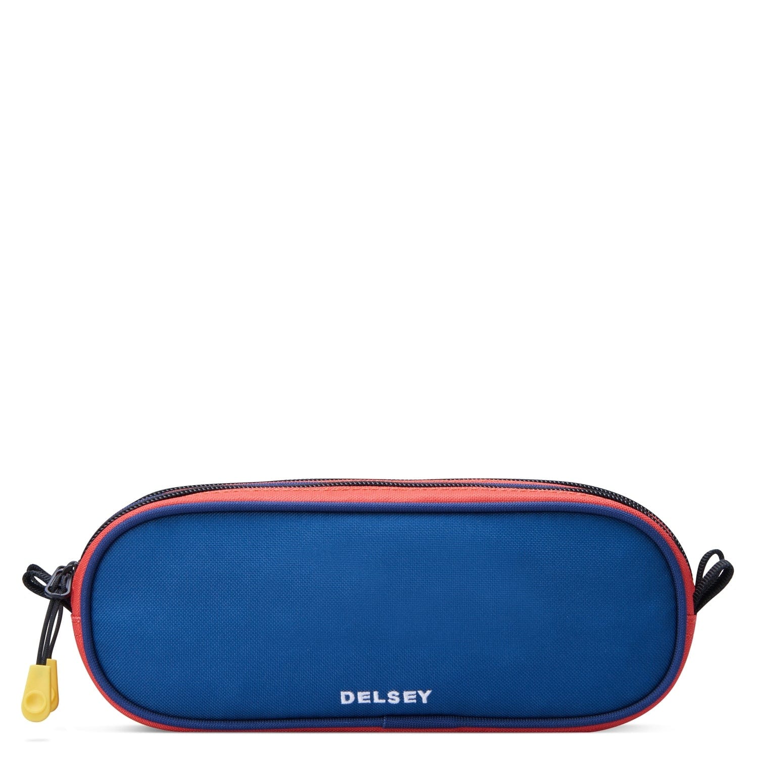 Delsey BTS 2023 Top Zip Opening Pencil Case 2 Compartment Blue 00338917302